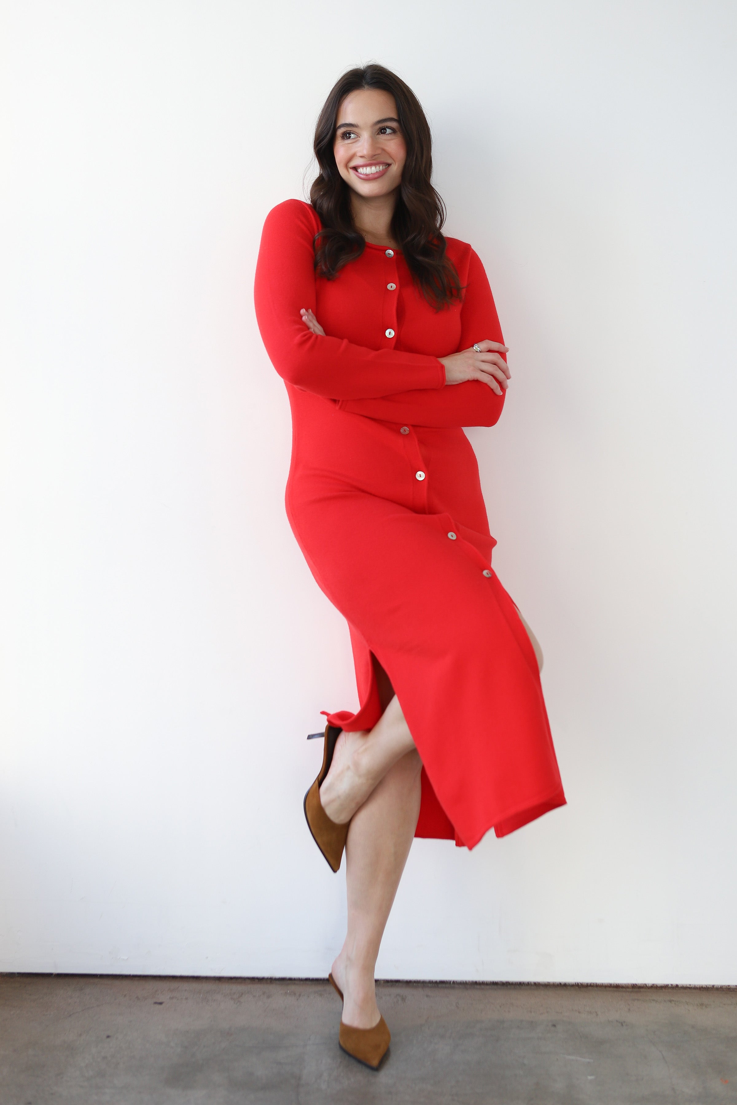 Inside Out Button Up Maxi Dress - Poppy