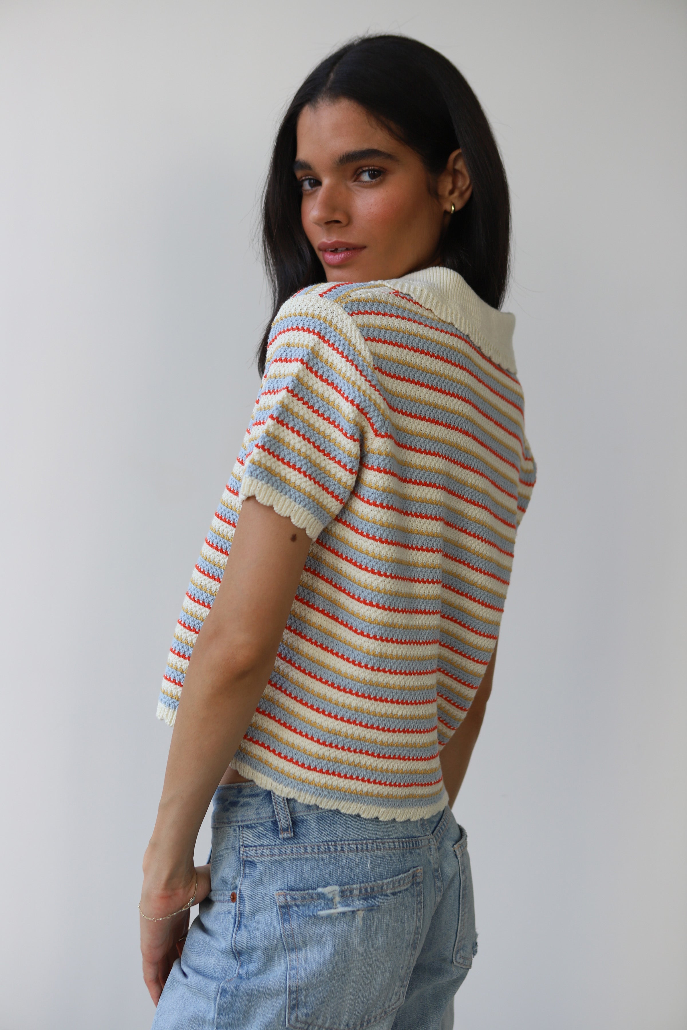 Mai Crochet Polo - Creme