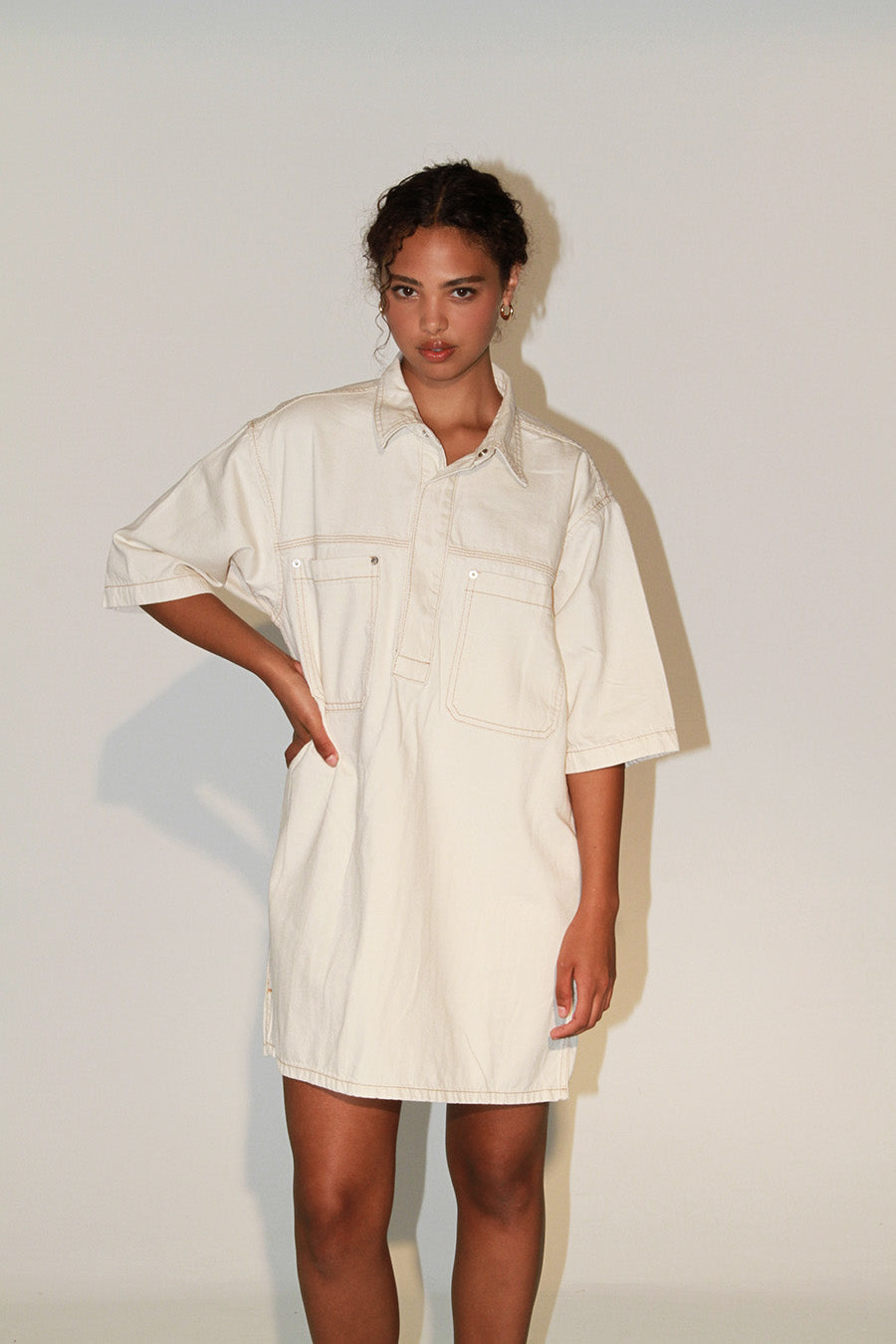 Marika Dress - Parchment