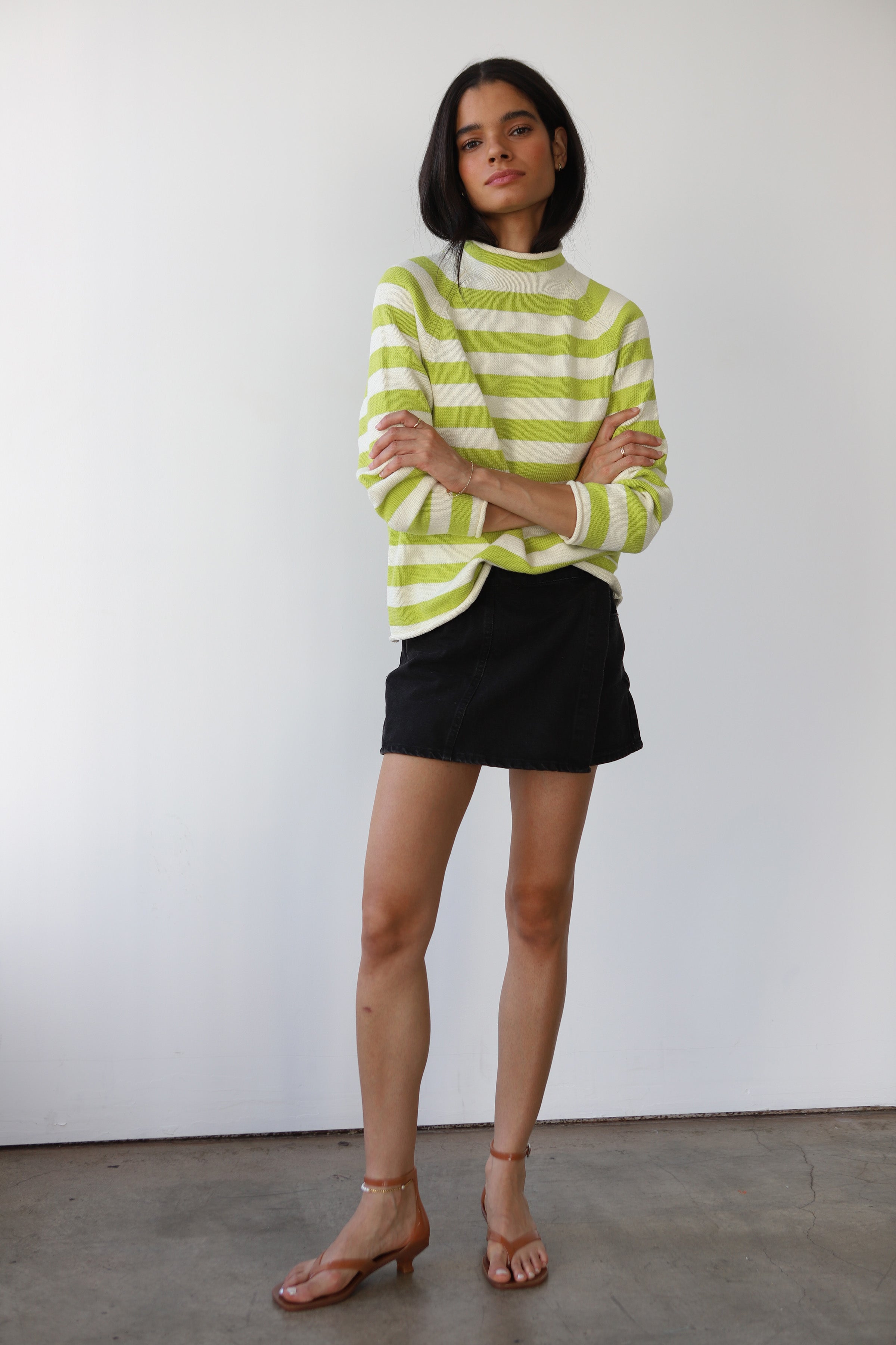 The Mock Neck - Sour Melon