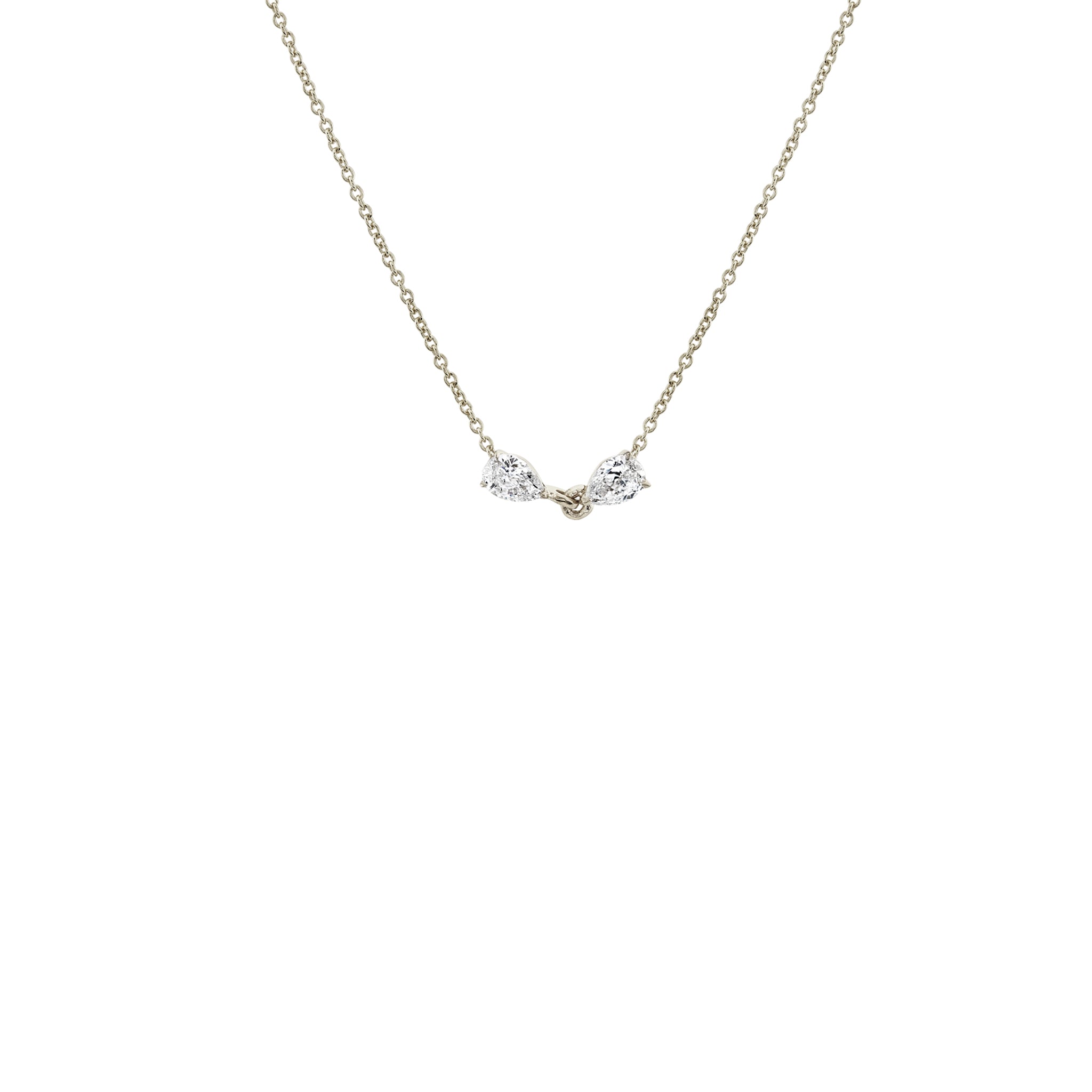 Mini Diamond Pears Necklace