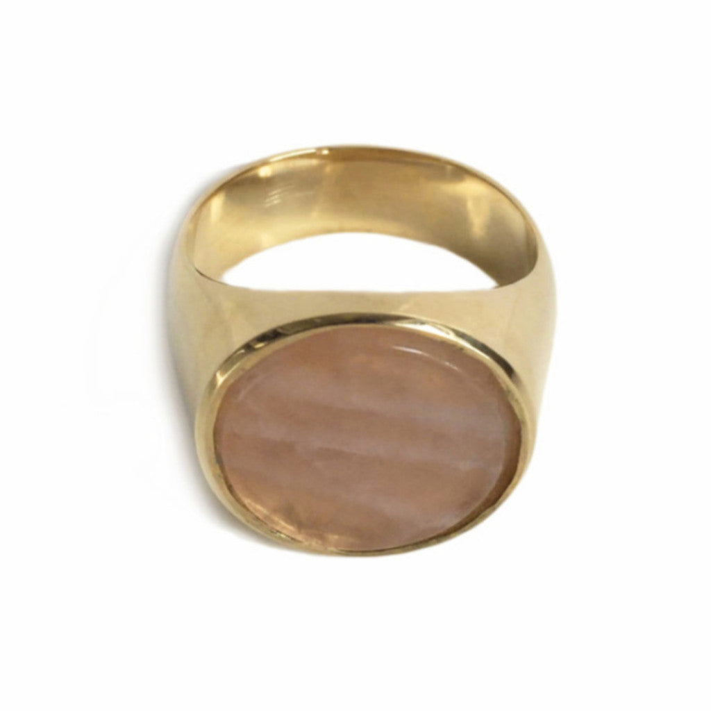 Everett Ring - Rose Quartz