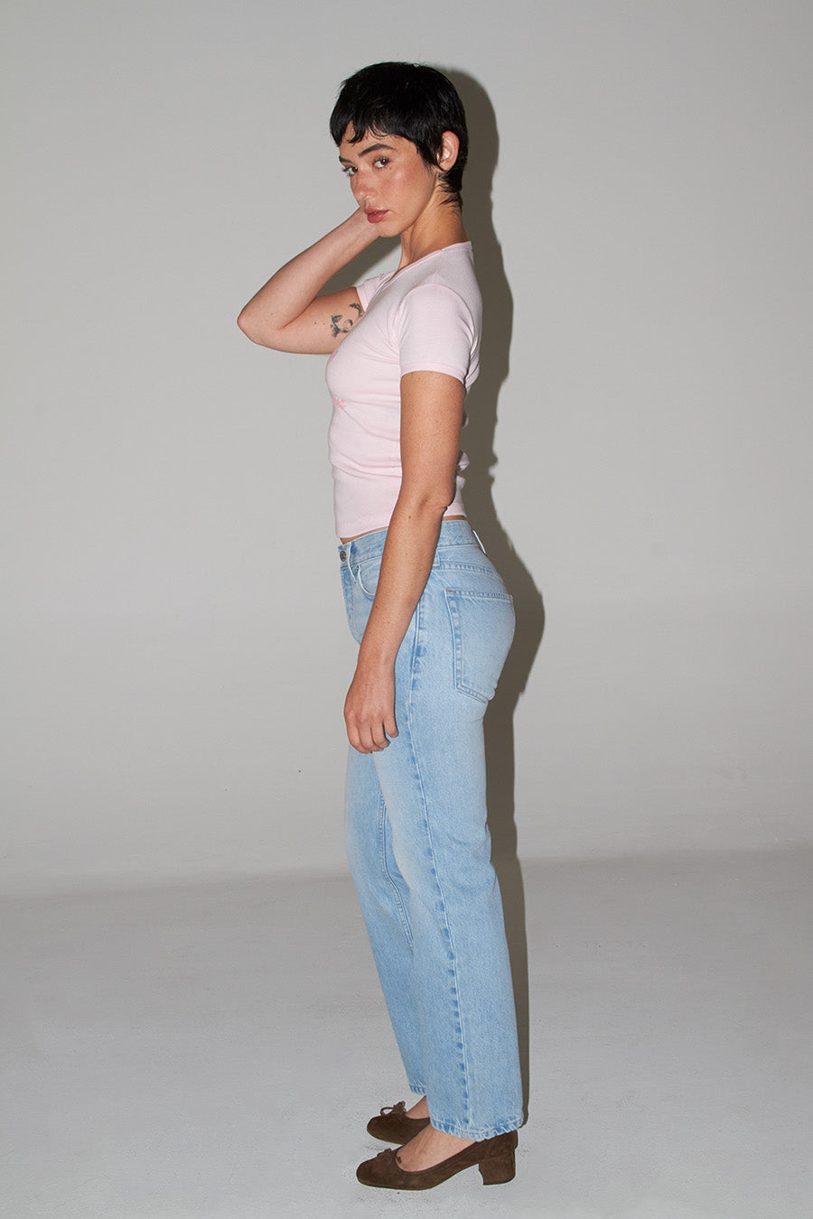 Baby Jean Tee - Cotton Candy