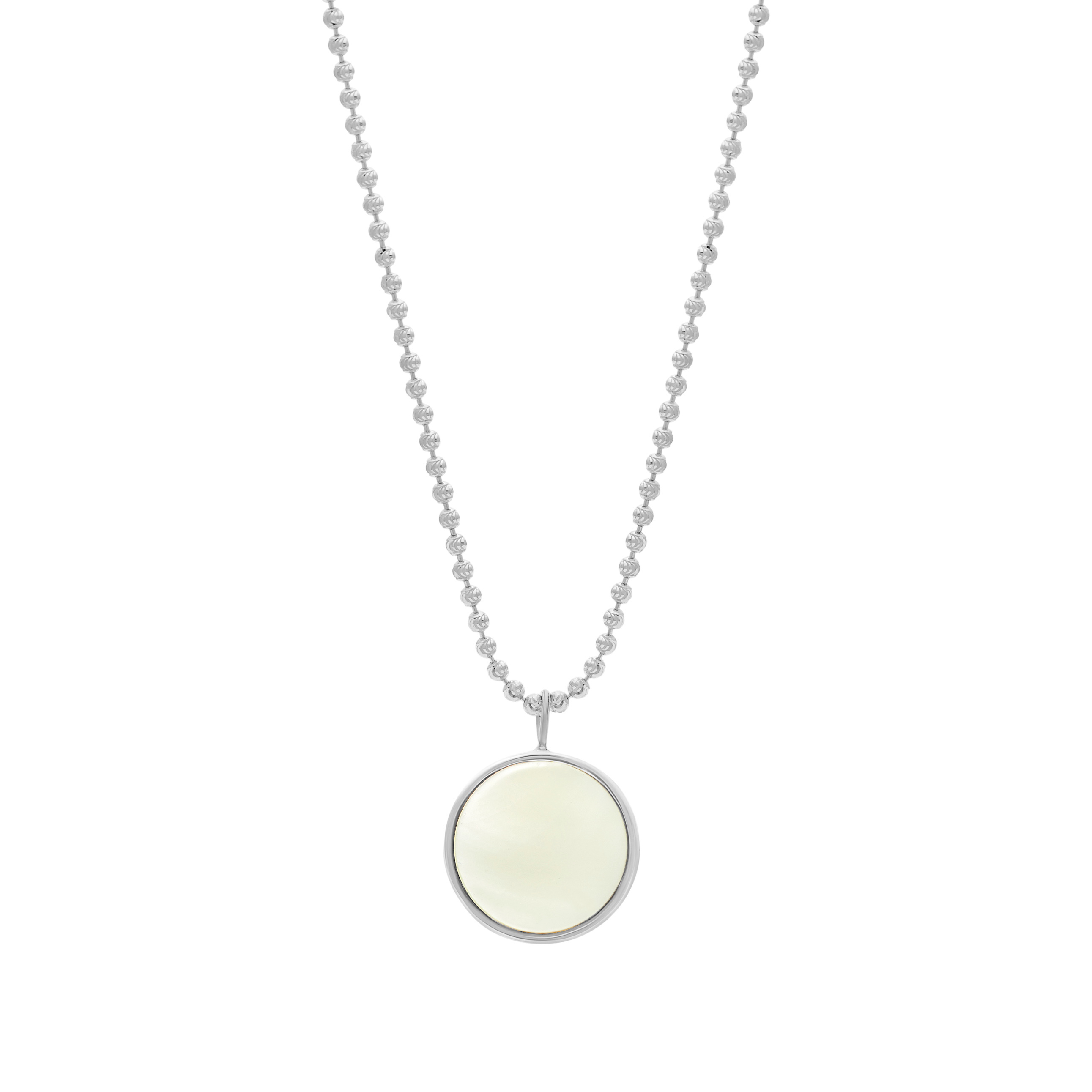 Everett Necklace - White Mother of Pearl