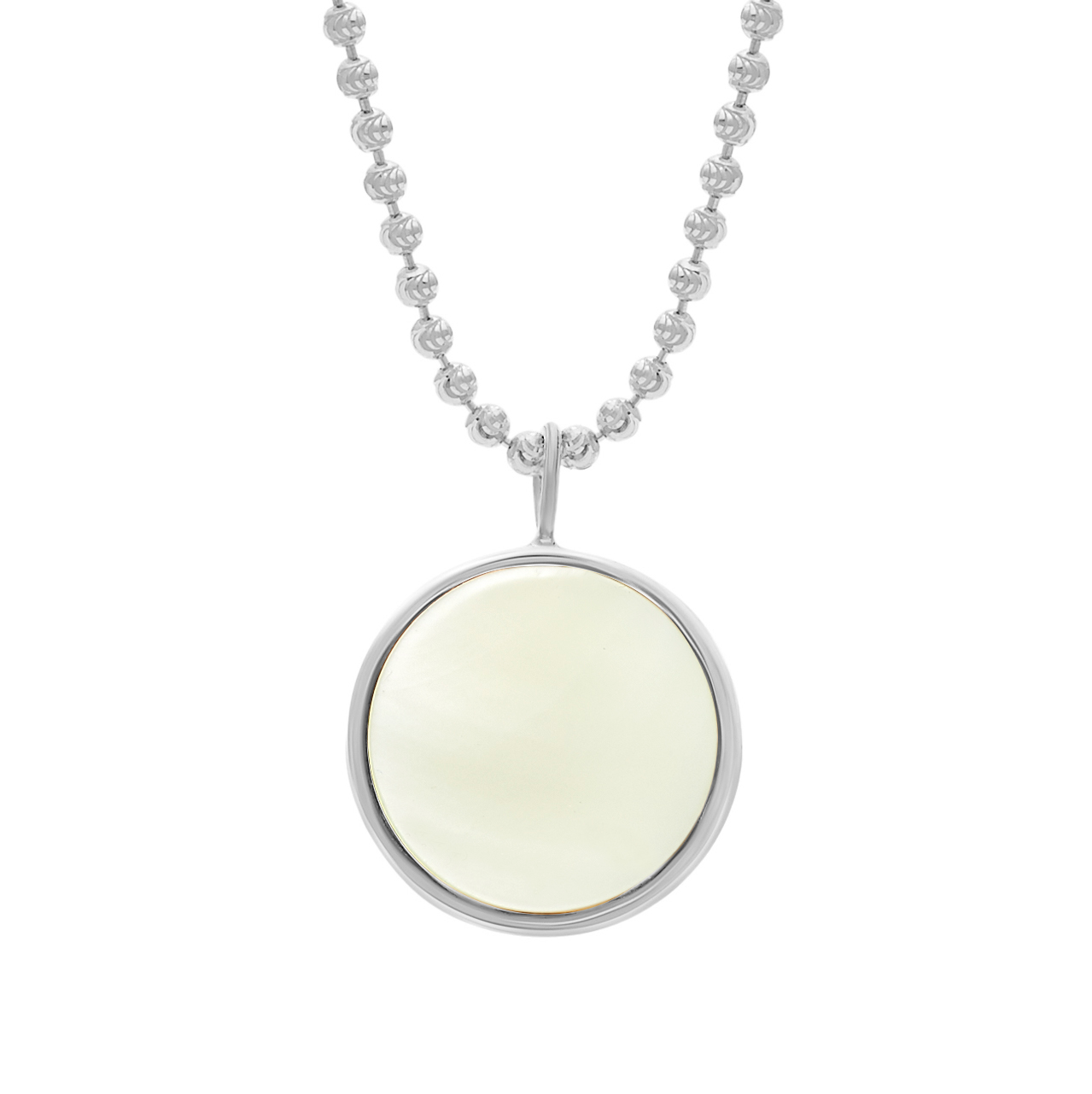 Everett Necklace - White Mother of Pearl