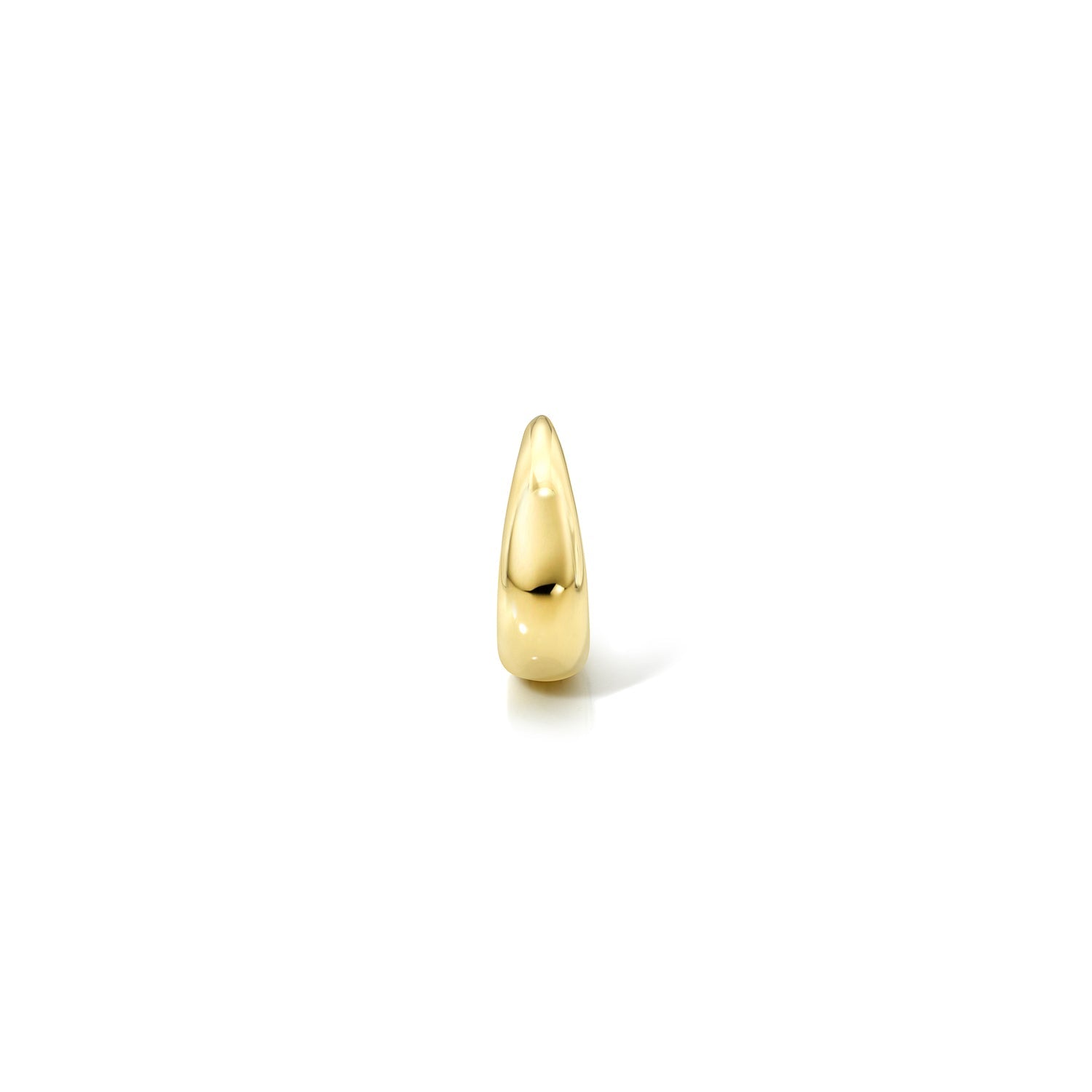 6.5MM TAPERED YELLOW GOLD HOOP