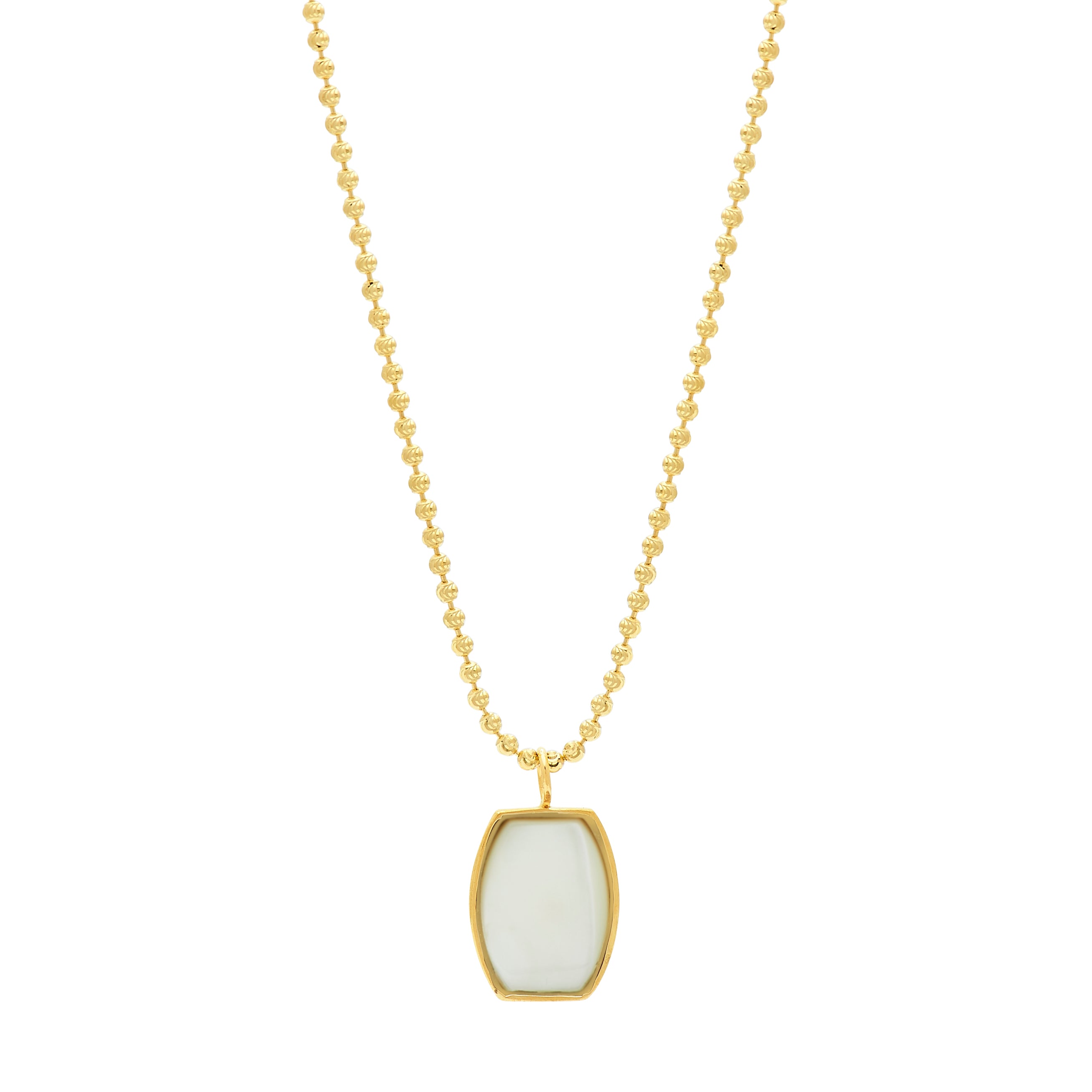 Archie Necklace - White Mother of Pearl