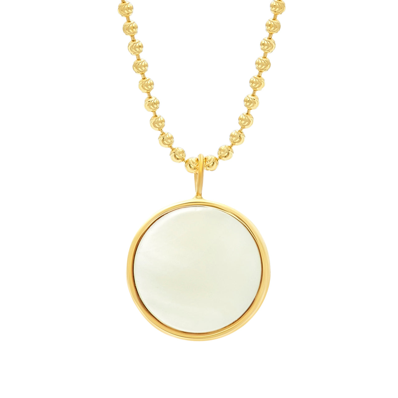 Everett Necklace - White Mother of Pearl