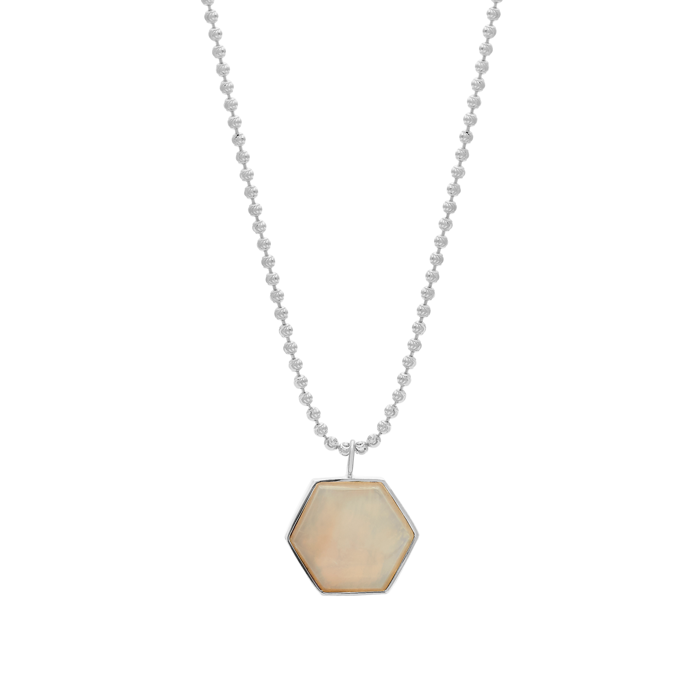 Beckham Necklace - White Agate