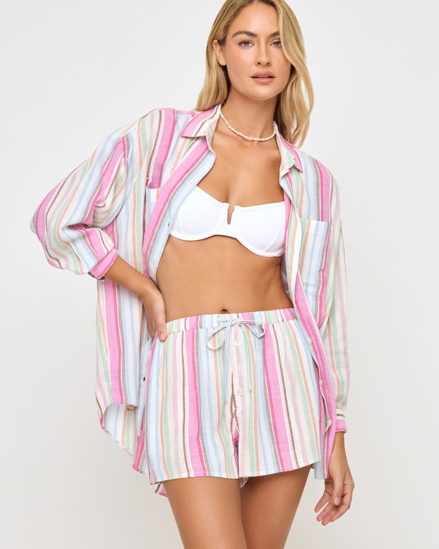 Skipper Short - San Tropez Stripe