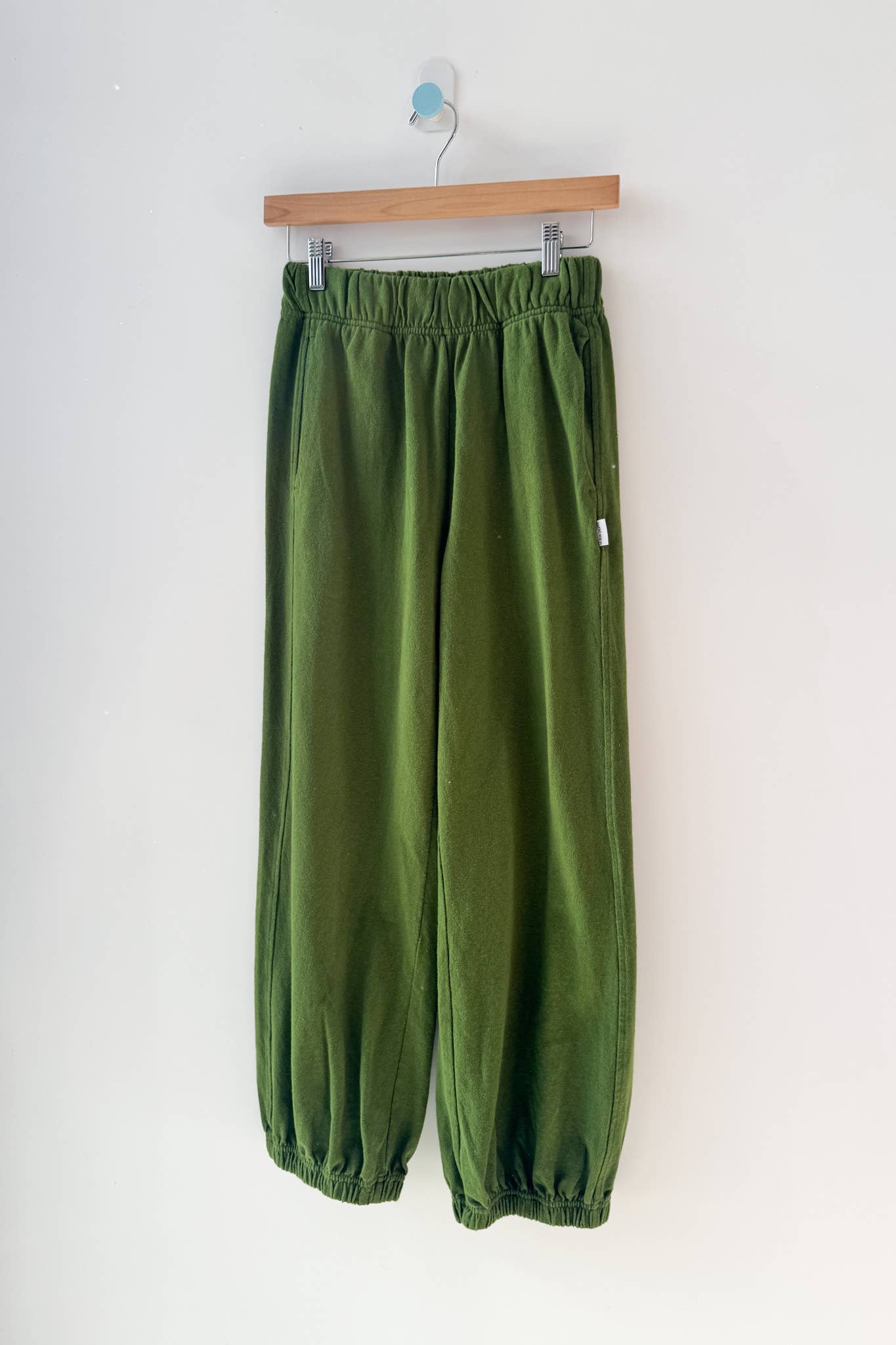 Balloon Pants in Collard Green