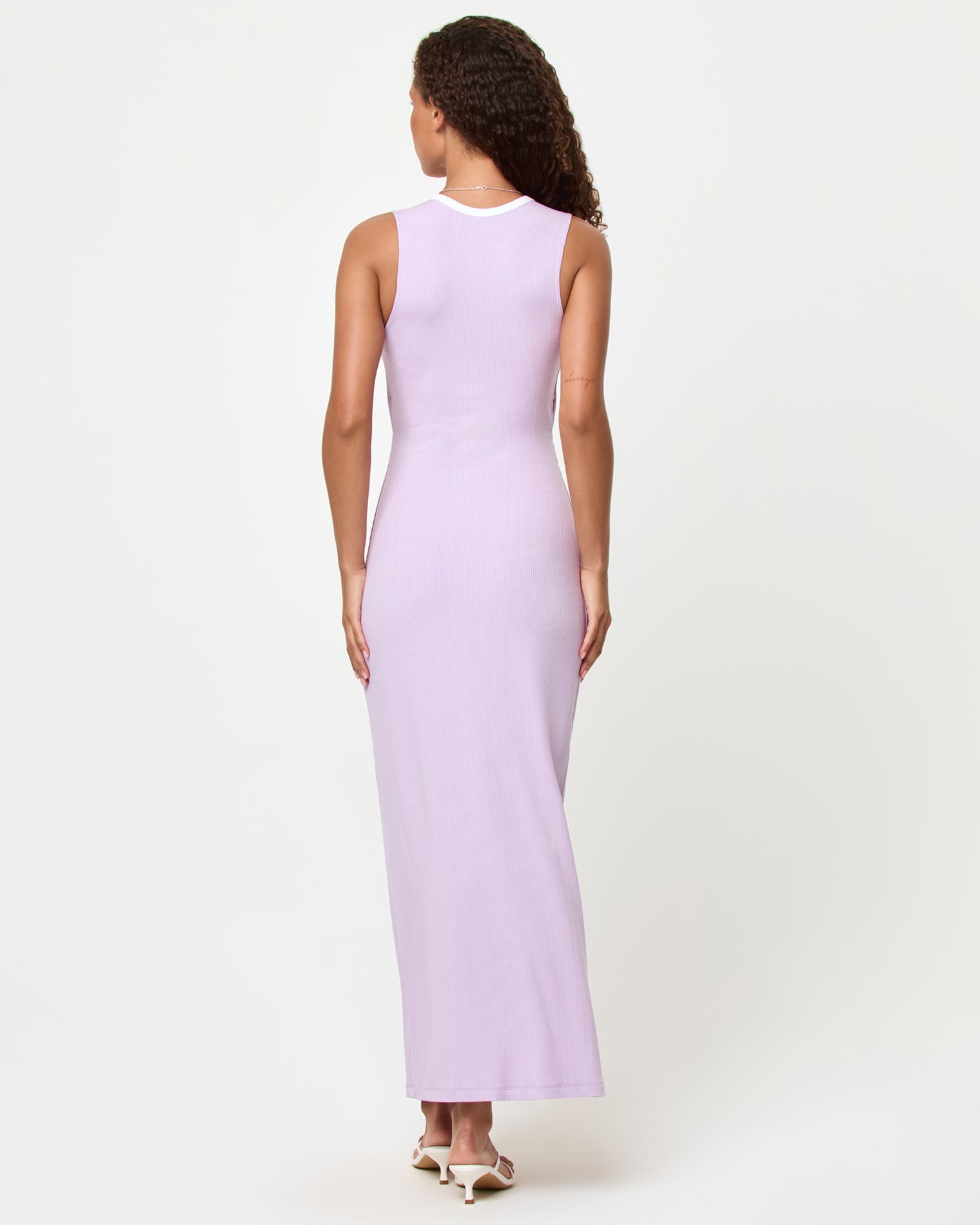 Steph Dress - Lilac-Cream