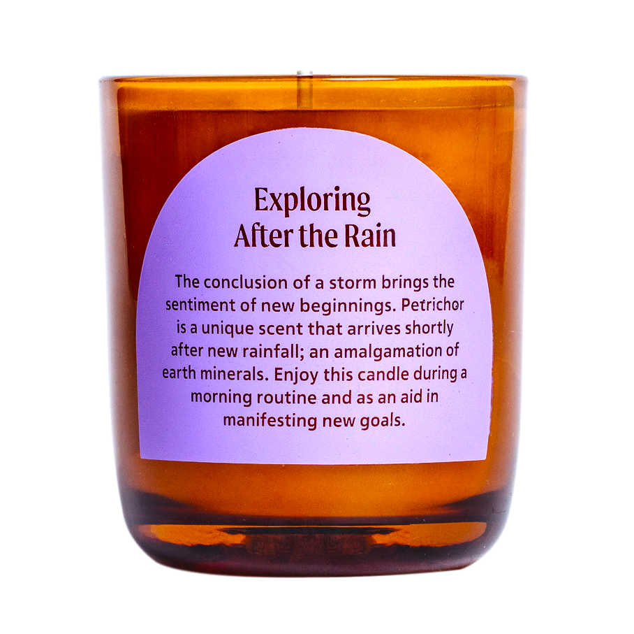 Earth Petrichor 8 oz. Candle: 8 oz