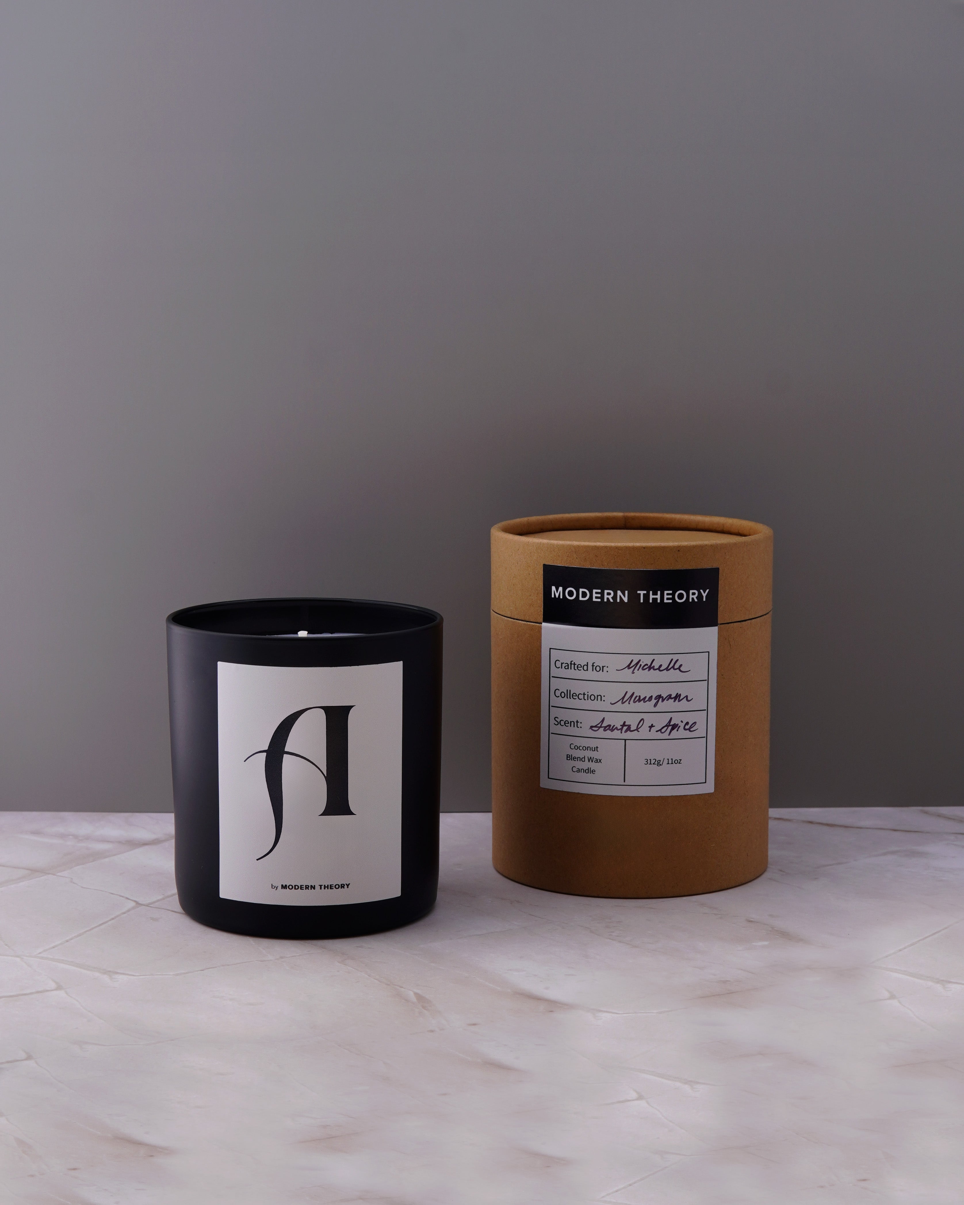 A - MONOGRAM Candle