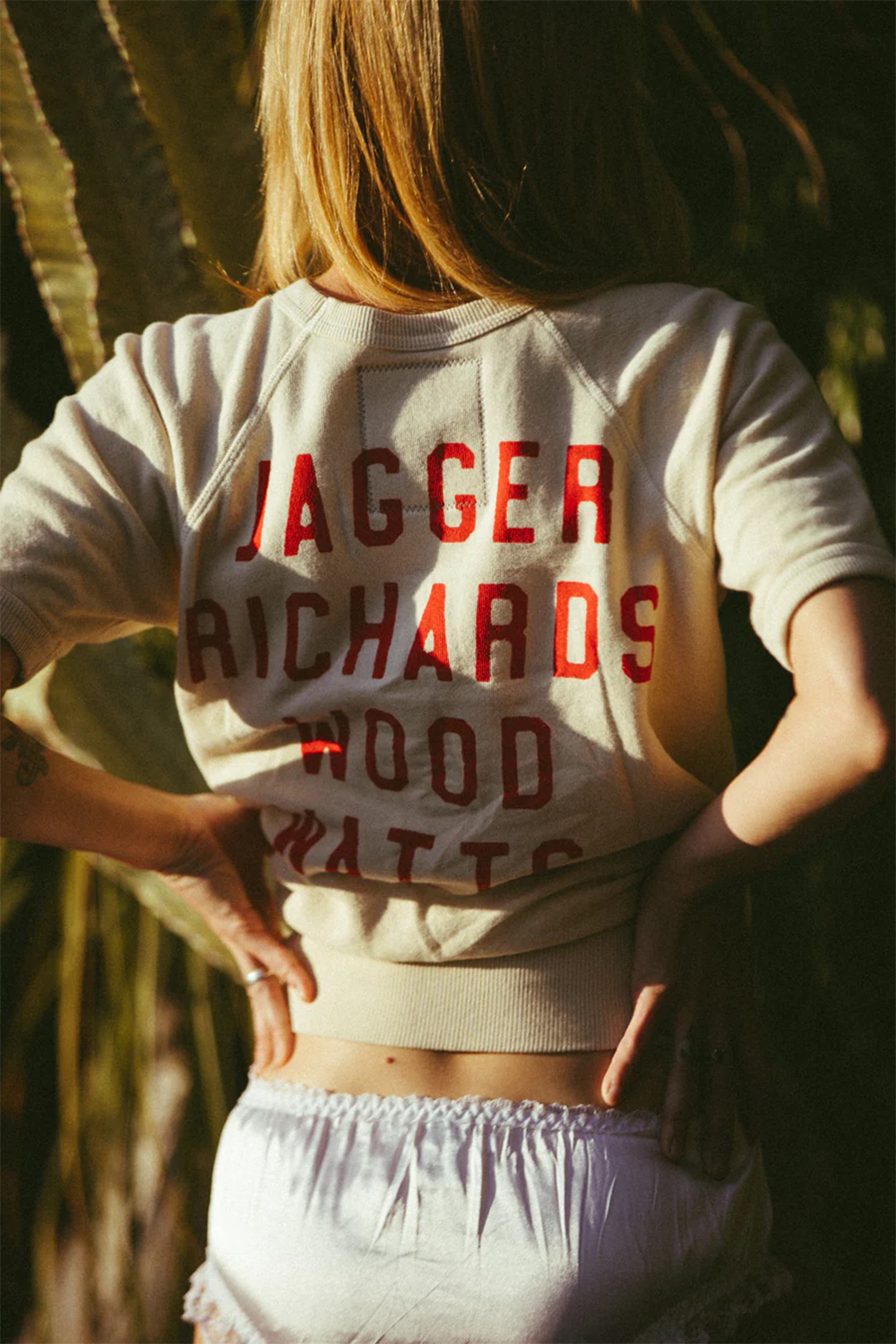 Rolling Stones Ivory Raglan Tee