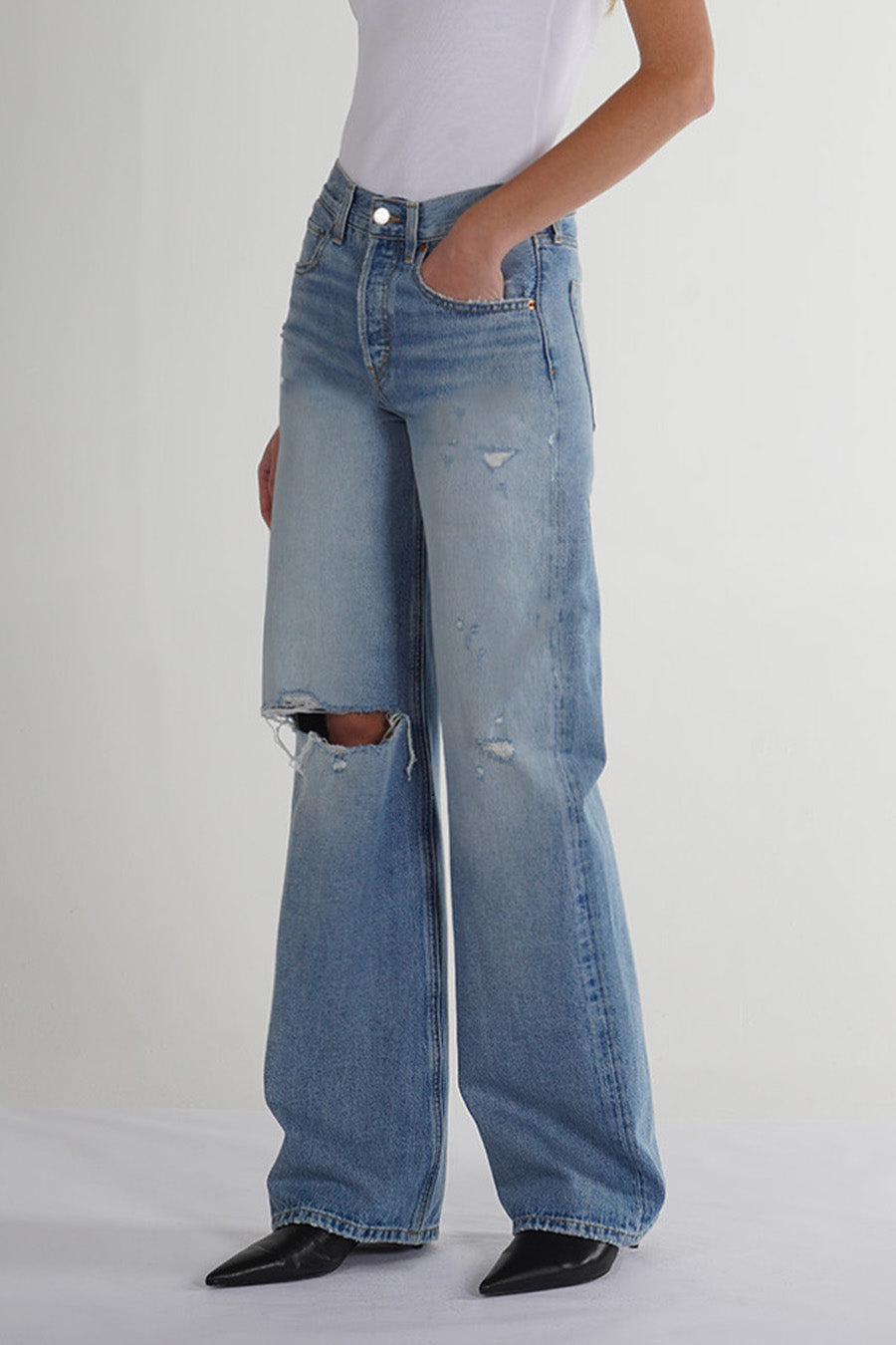 Stanton Relaxed Wide Leg - Ithica