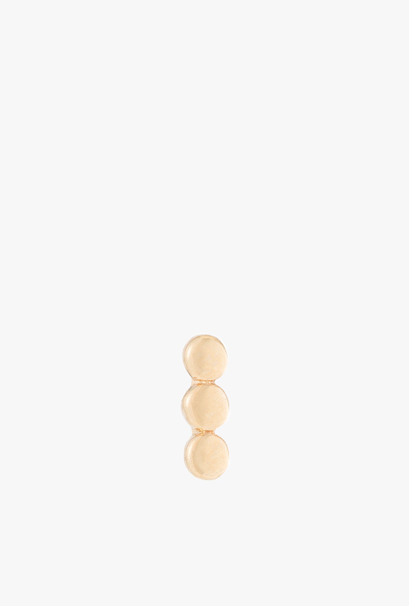 3 Dot Stud Earring (Single)