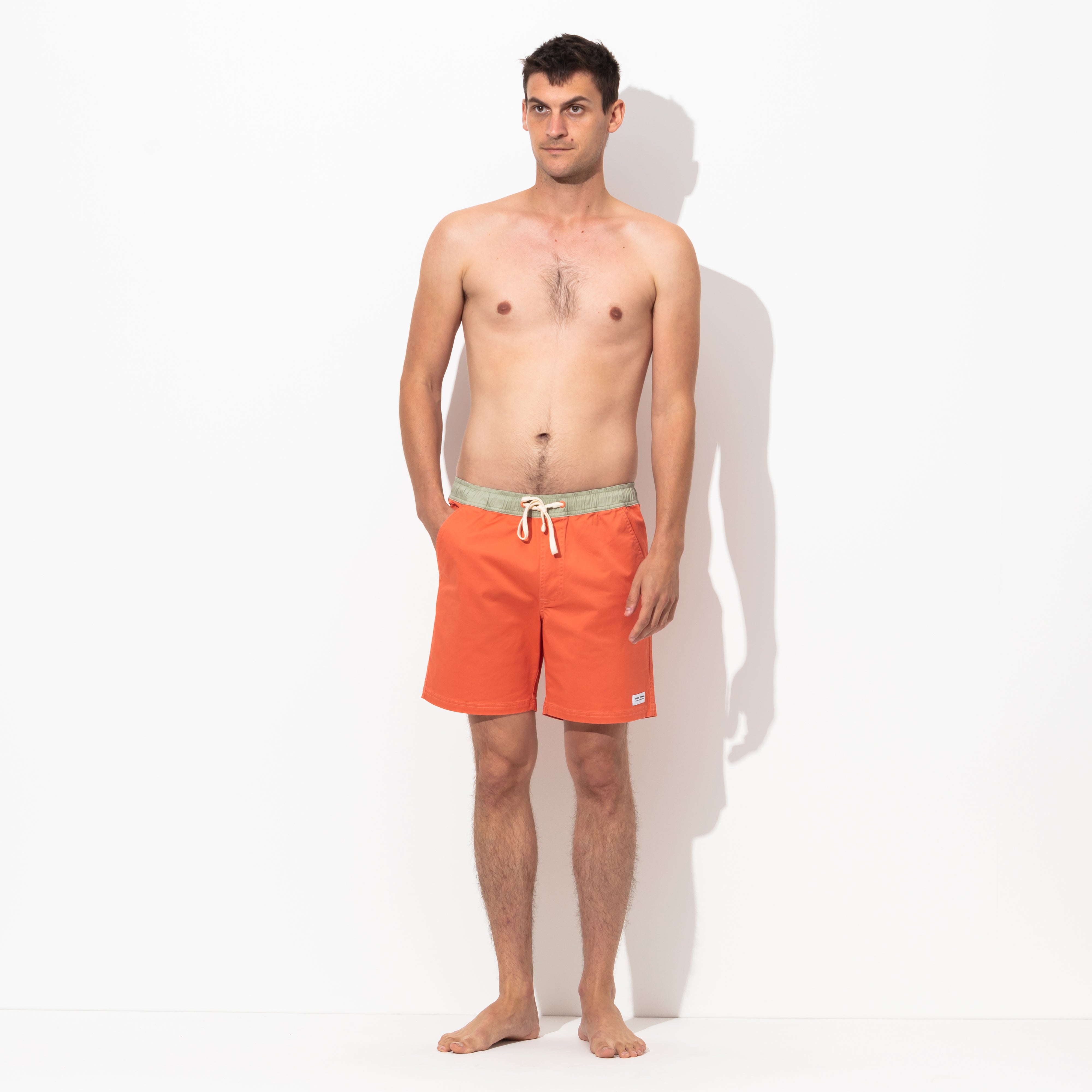 Primary Elastic Boardshorts in Faded Rose