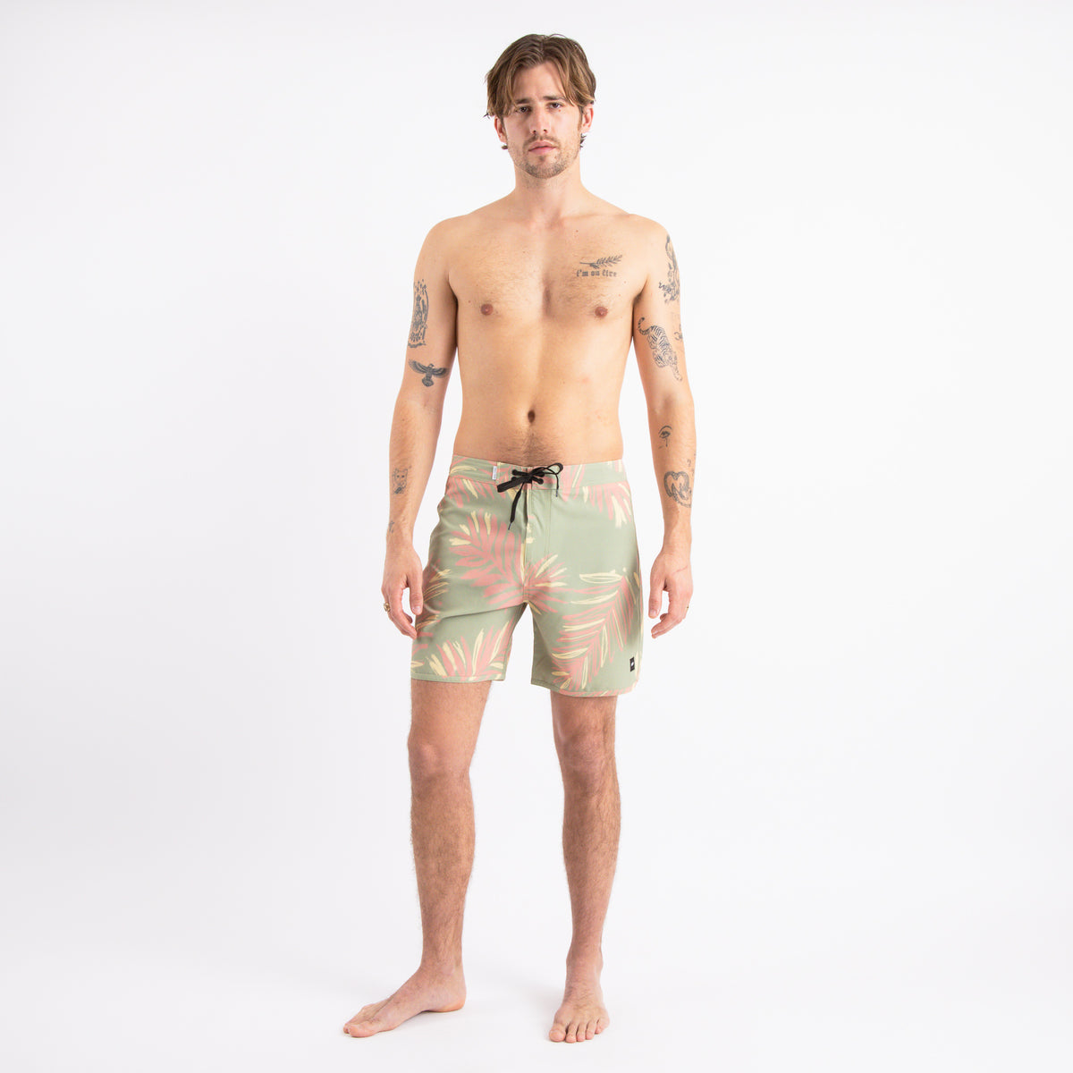 Seasons Boardshort in Green Tea