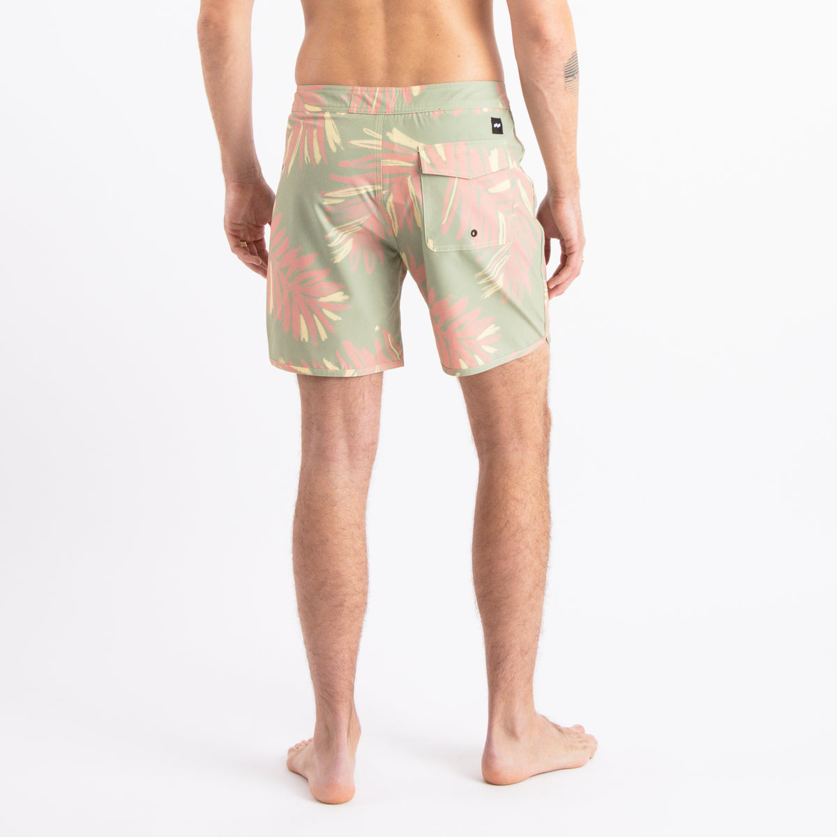 Seasons Boardshort in Green Tea