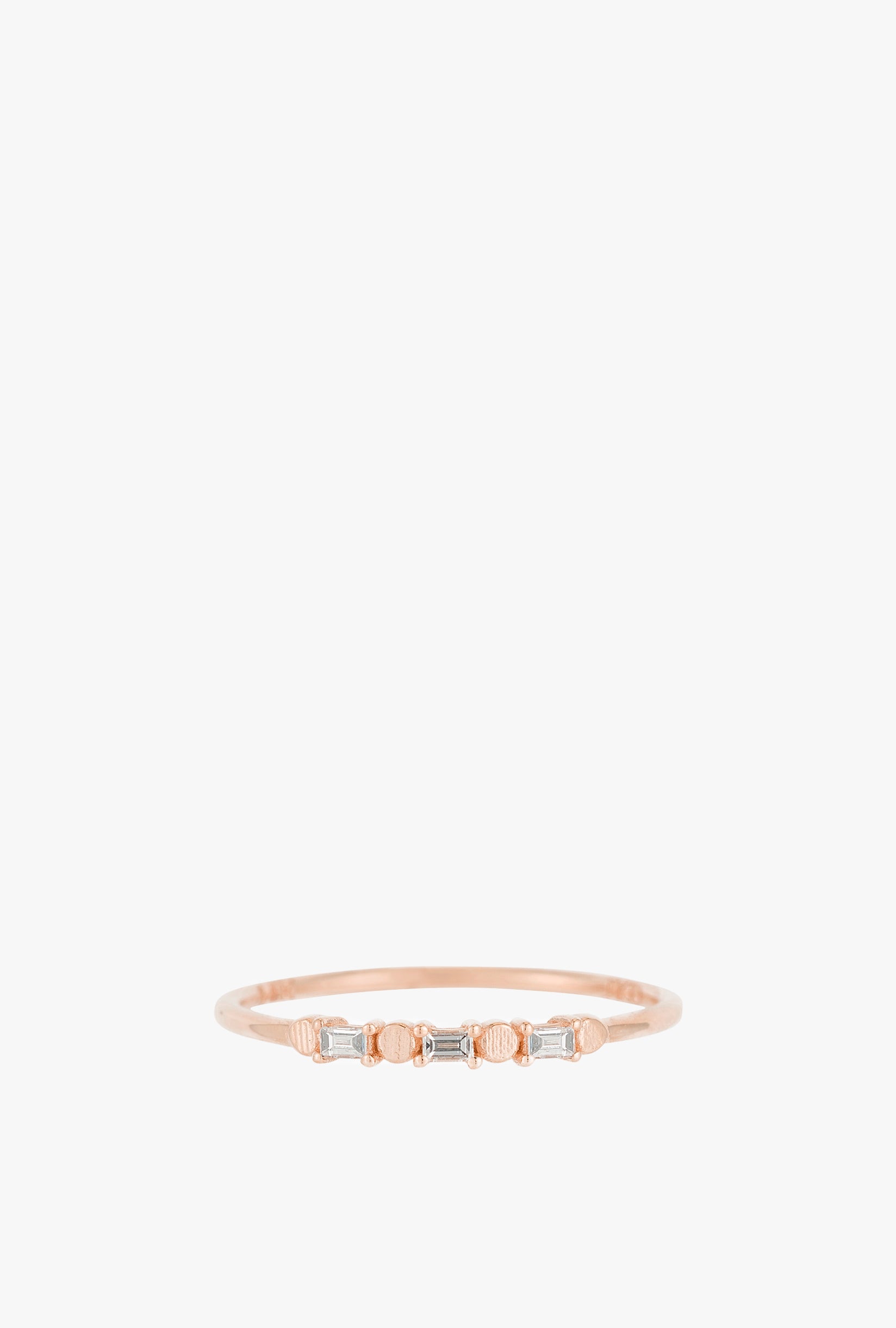 Baguette Dot Ring