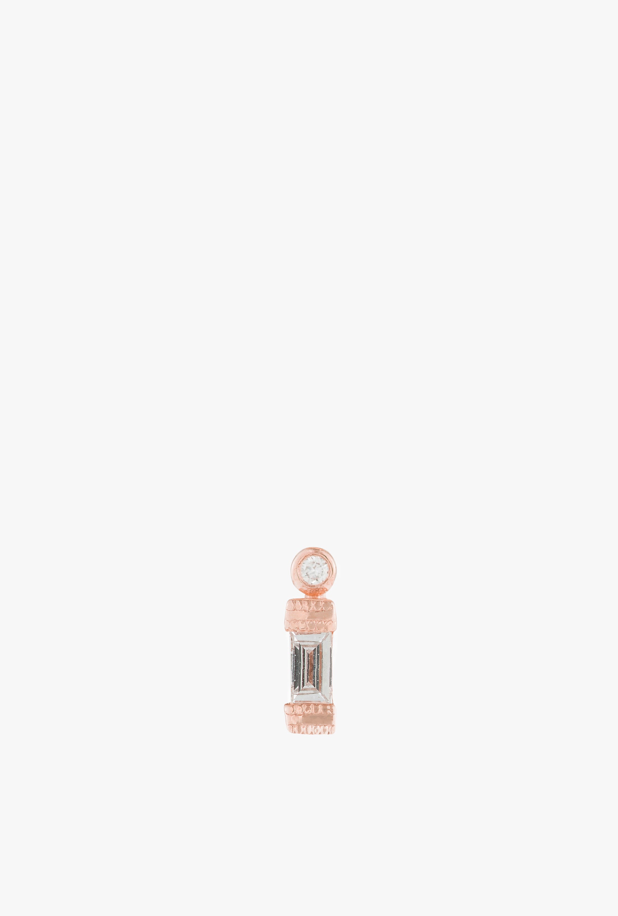 Baguette Dot Stud (Single)
