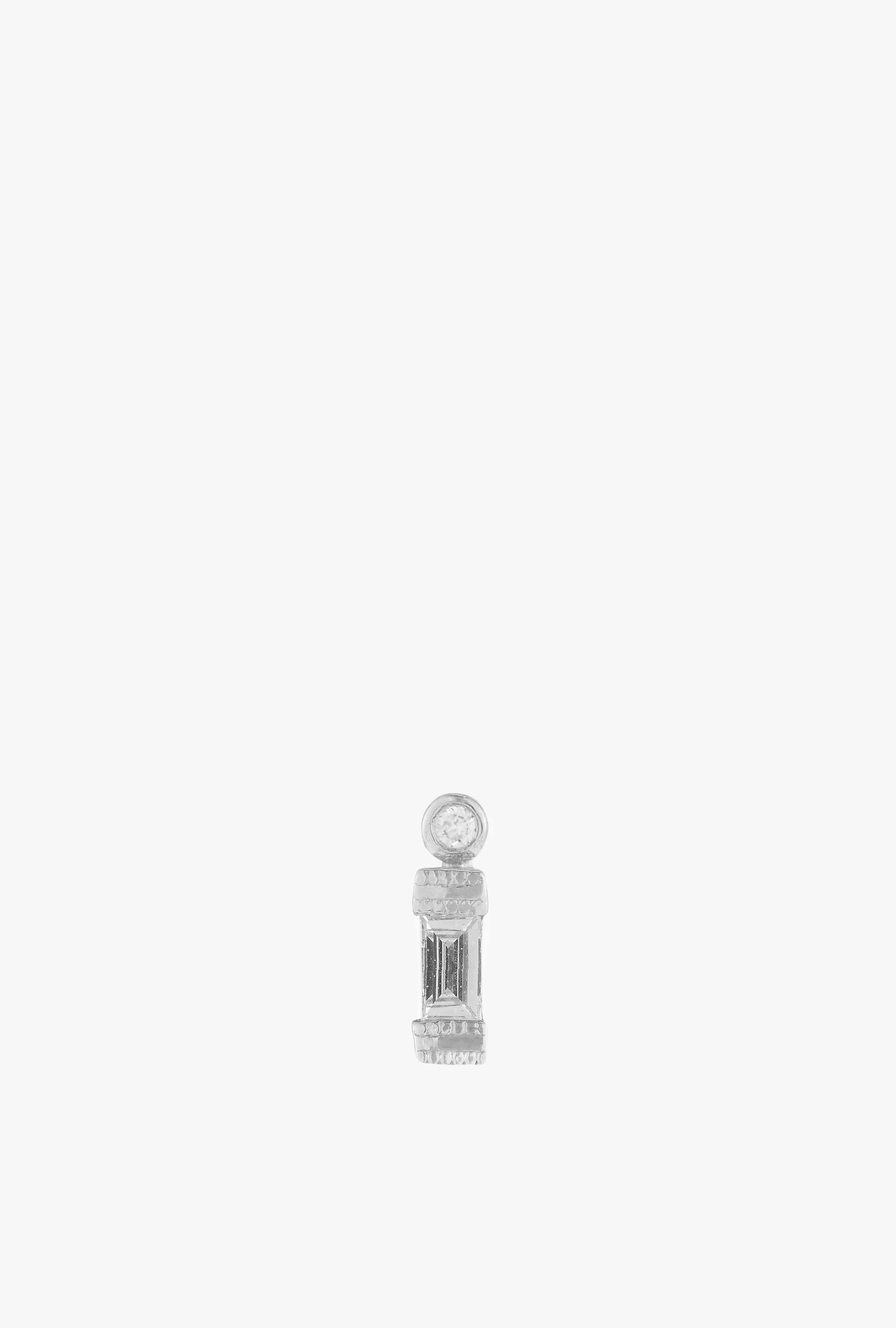 Baguette Dot Stud (Single)