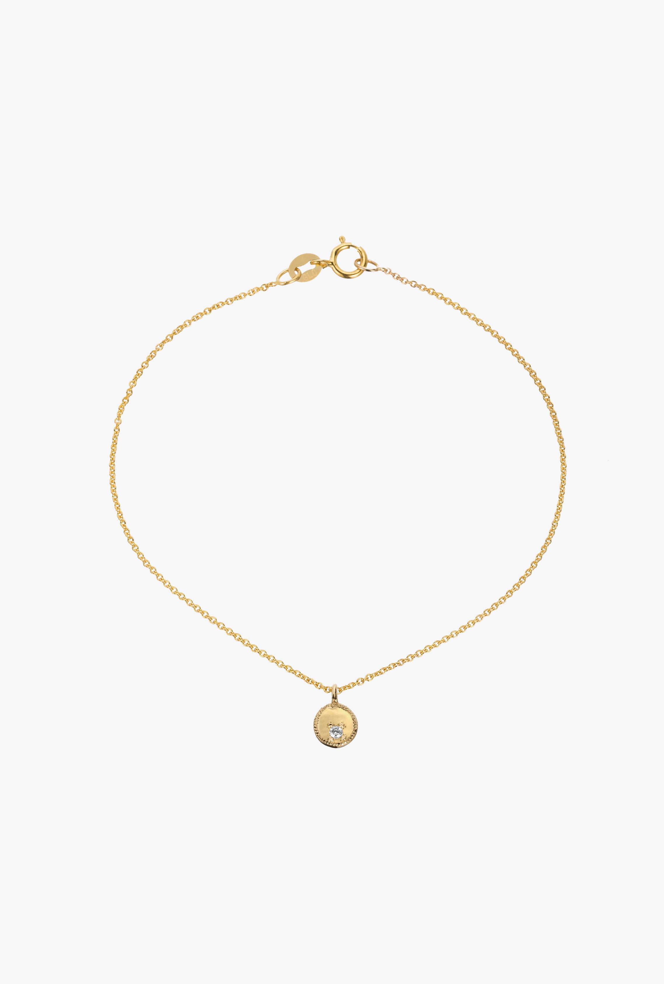 Circle Diamond Mirror Bracelet