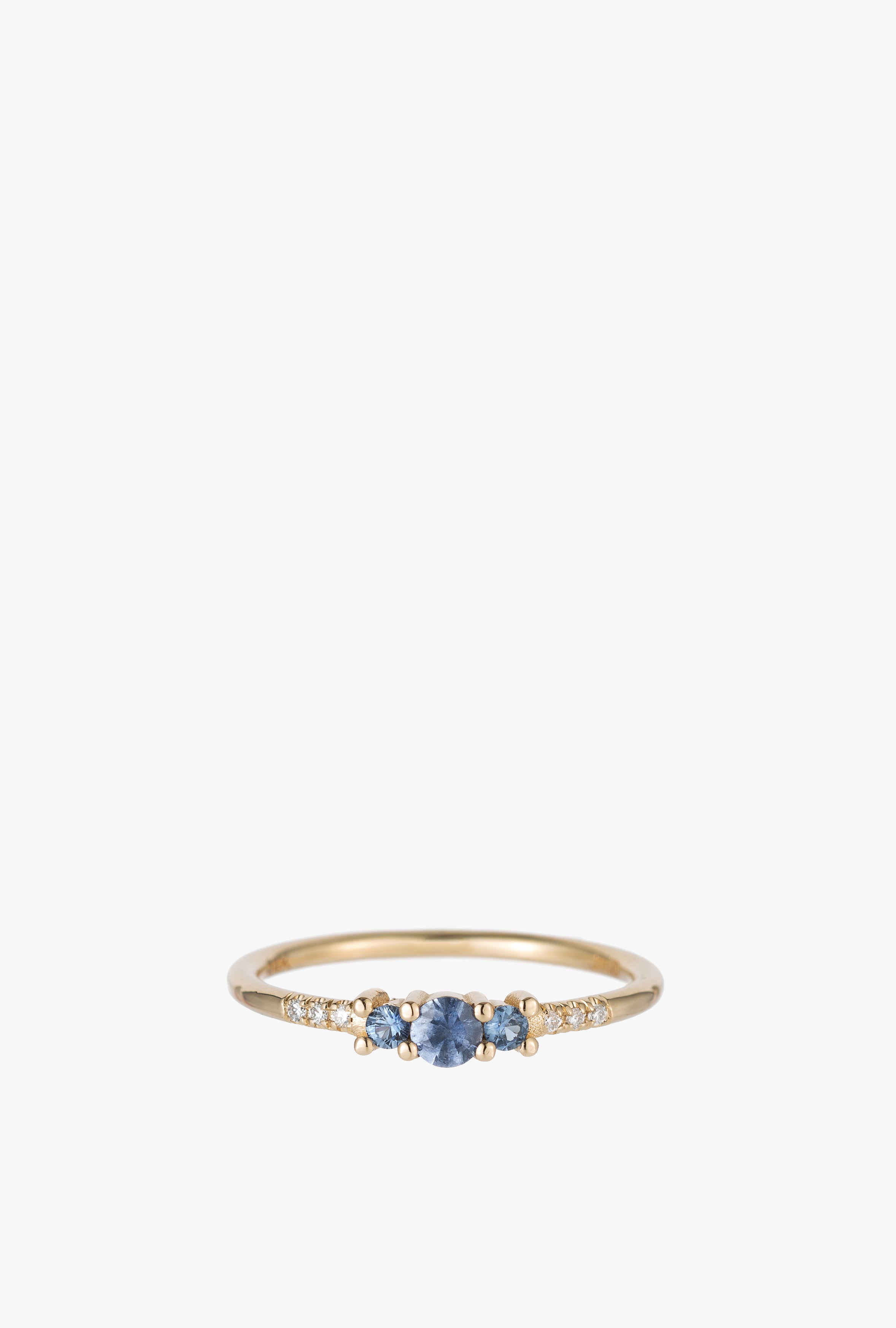Sapphire Trio Equilibrium Ring