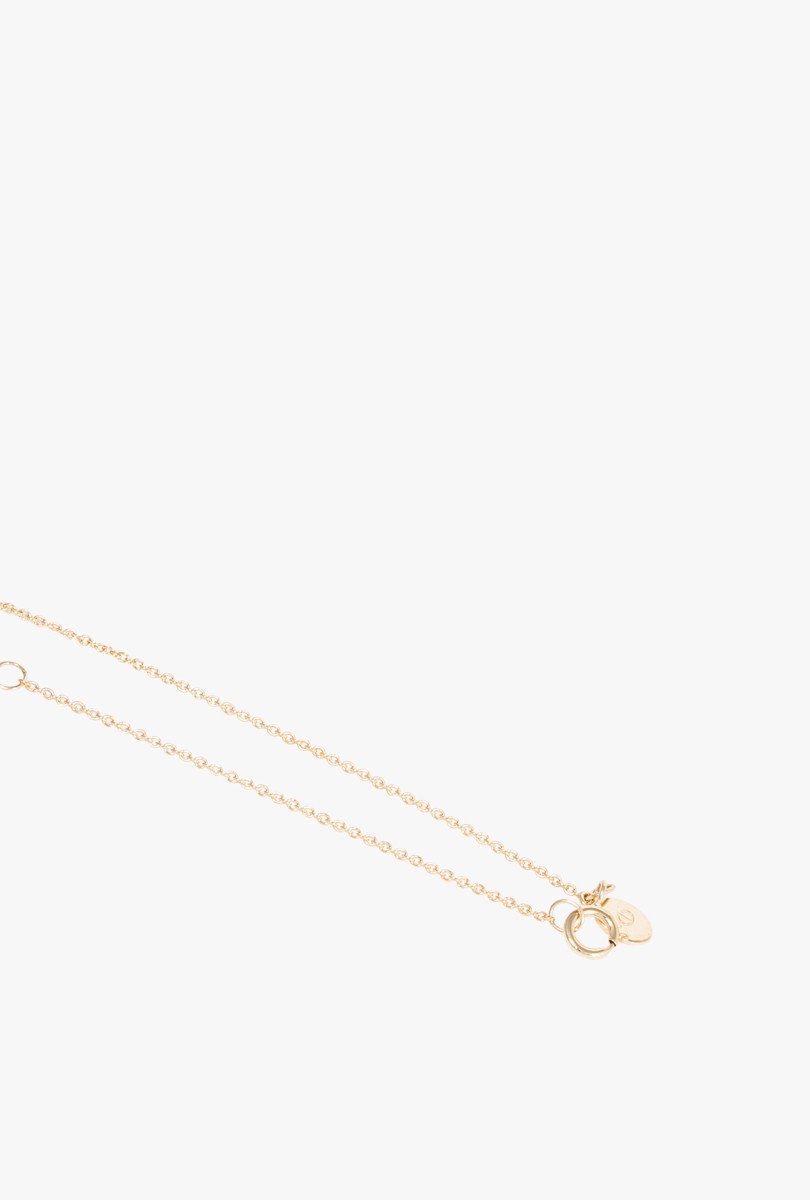 Diamond Mini Square Necklace