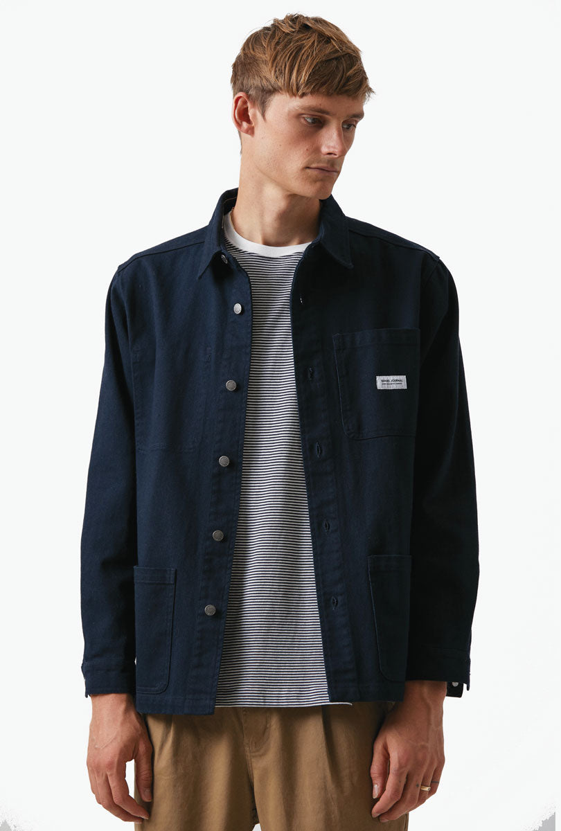 Drifter Jacket in Dirty Denim