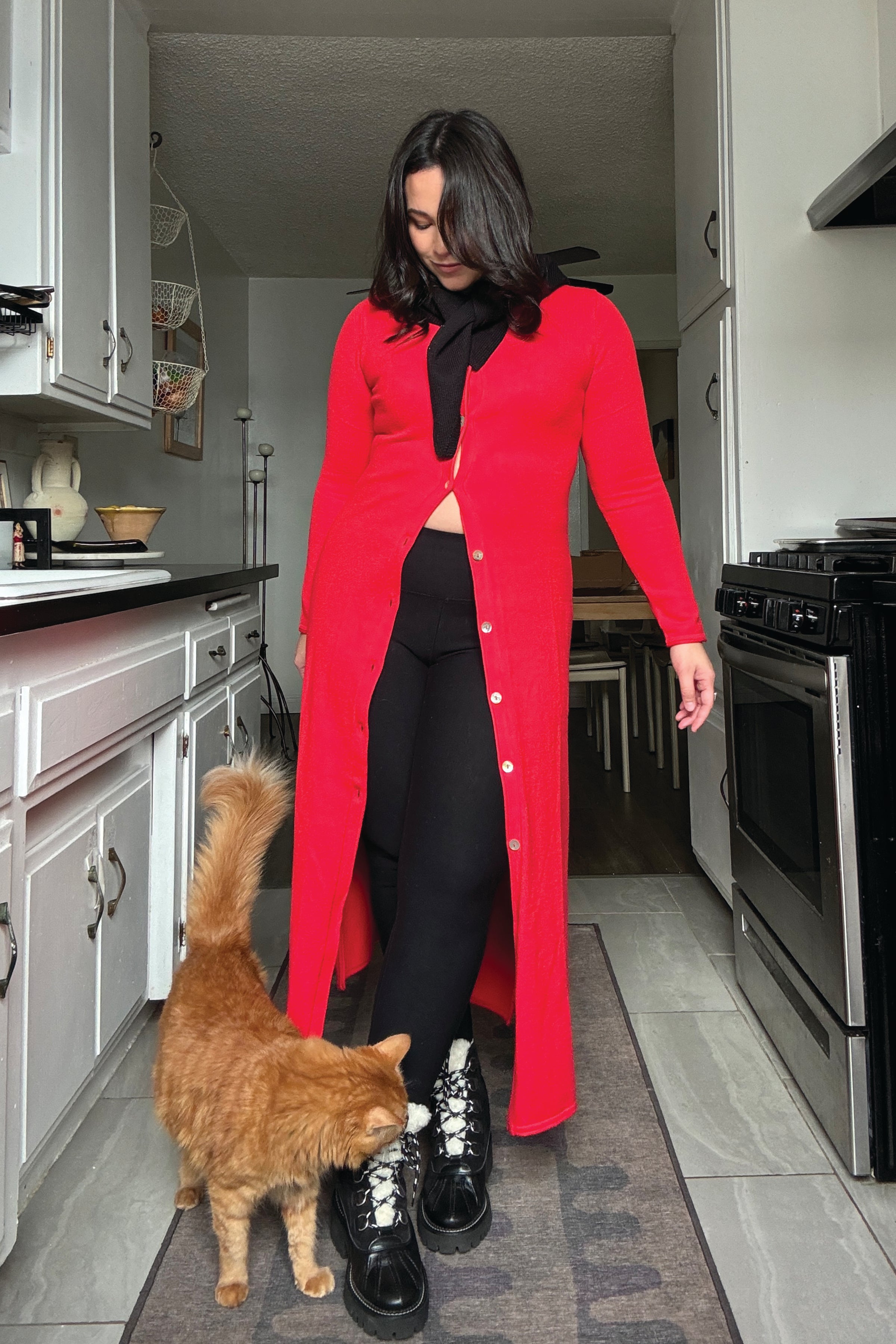 Inside Out Button Up Maxi Dress - Poppy