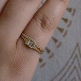 Diamond Sprinkle Arch Ring