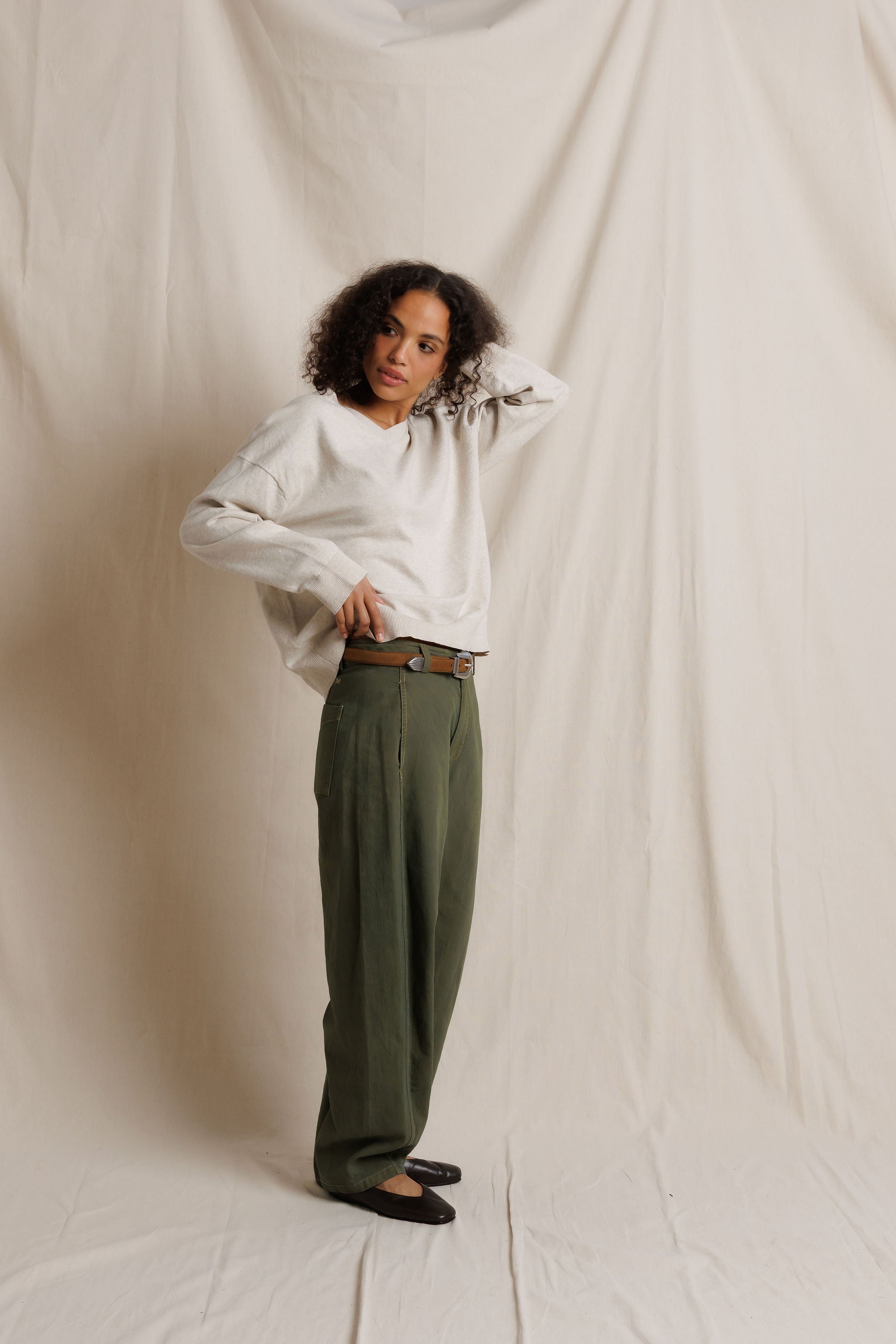 Akira Slub Baby Barrel Pants