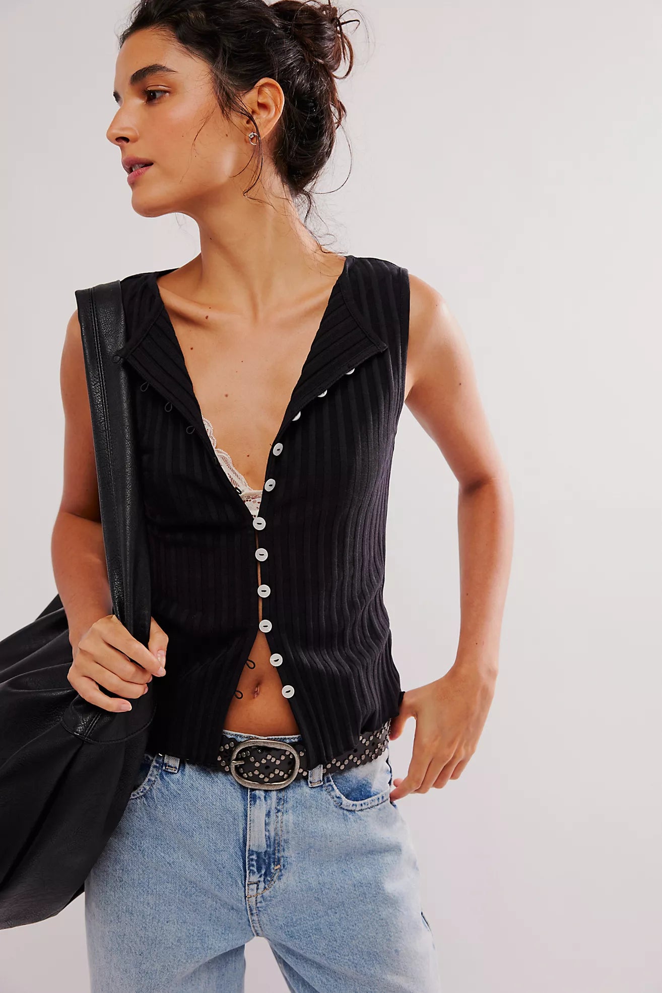 Tilly Vest in Black
