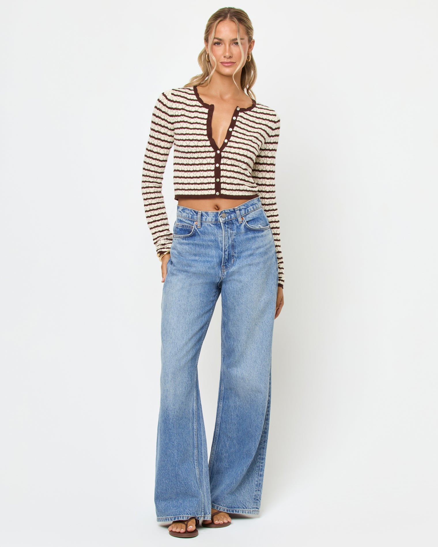 Rosalie Cardigan - Cafe-Cream