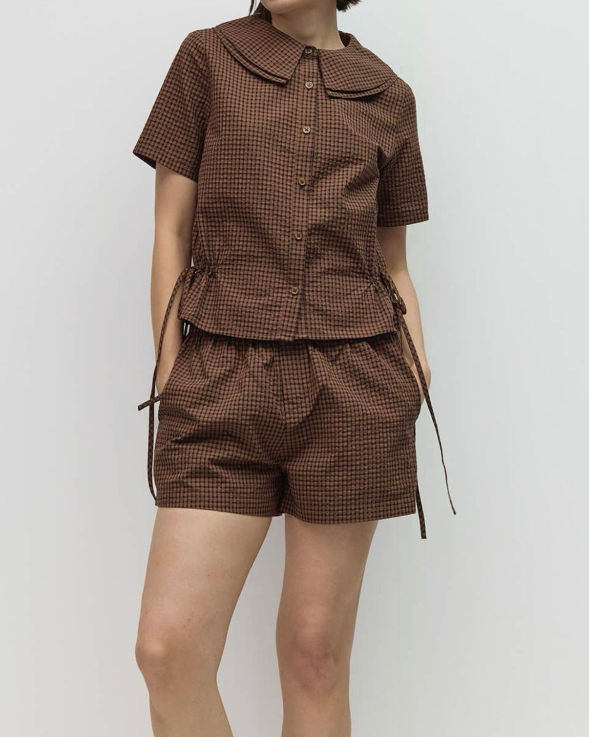 Gracie Gingham Top