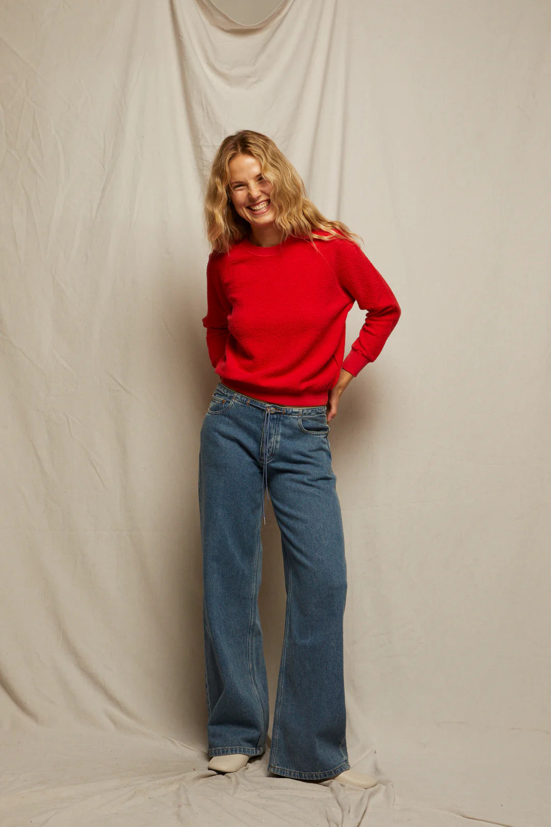 Ziggy Sweatshirt in Poppy Red