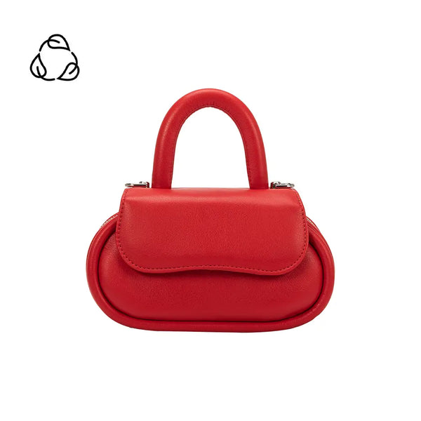 Melie Bianco Cici Red Recycled Vegan Crossbody Bag