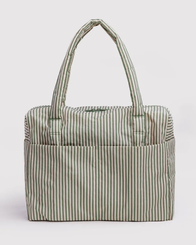Cloud Carry On in Sage Stripe