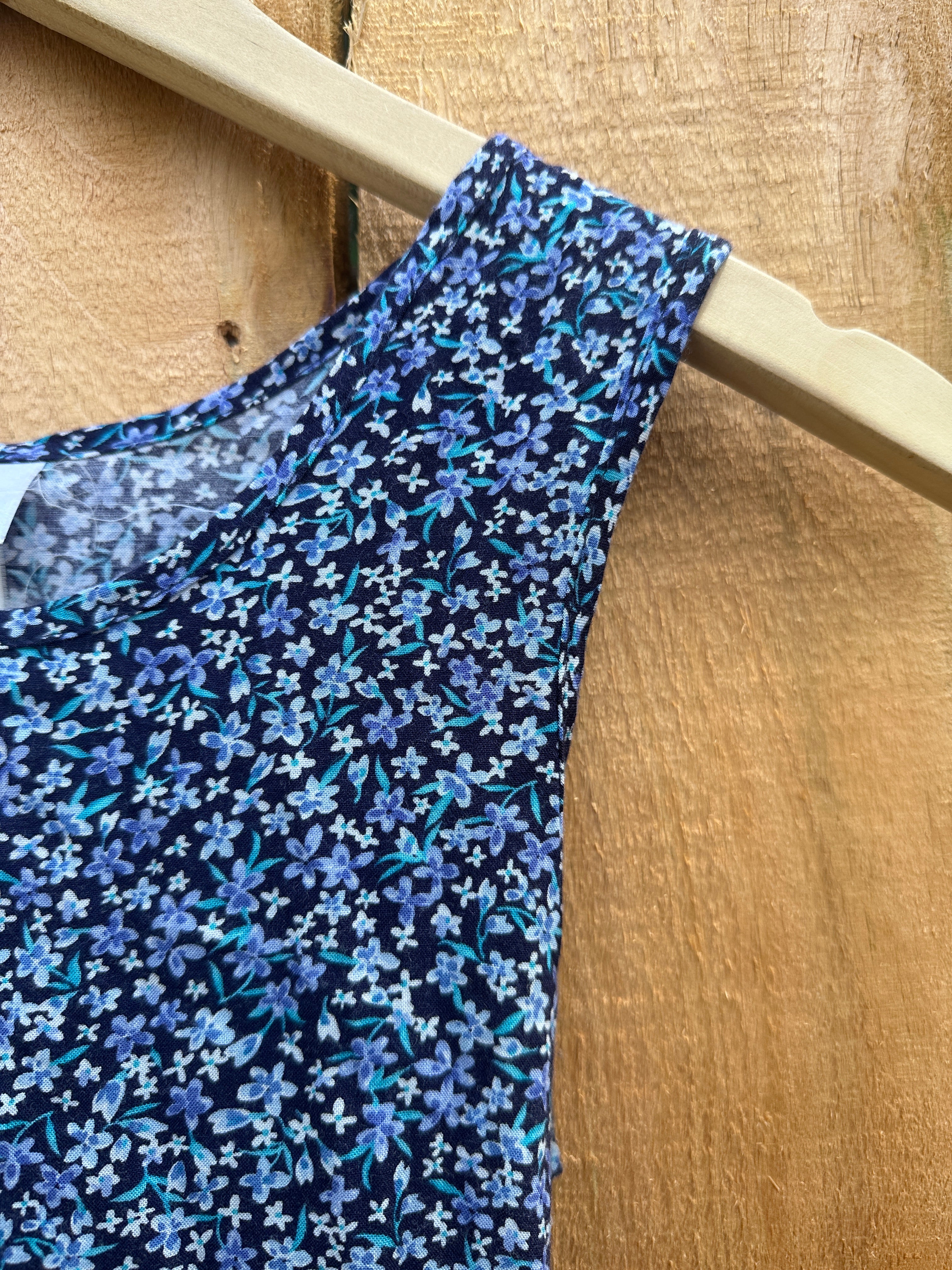 Vintage Floral Midi Dress