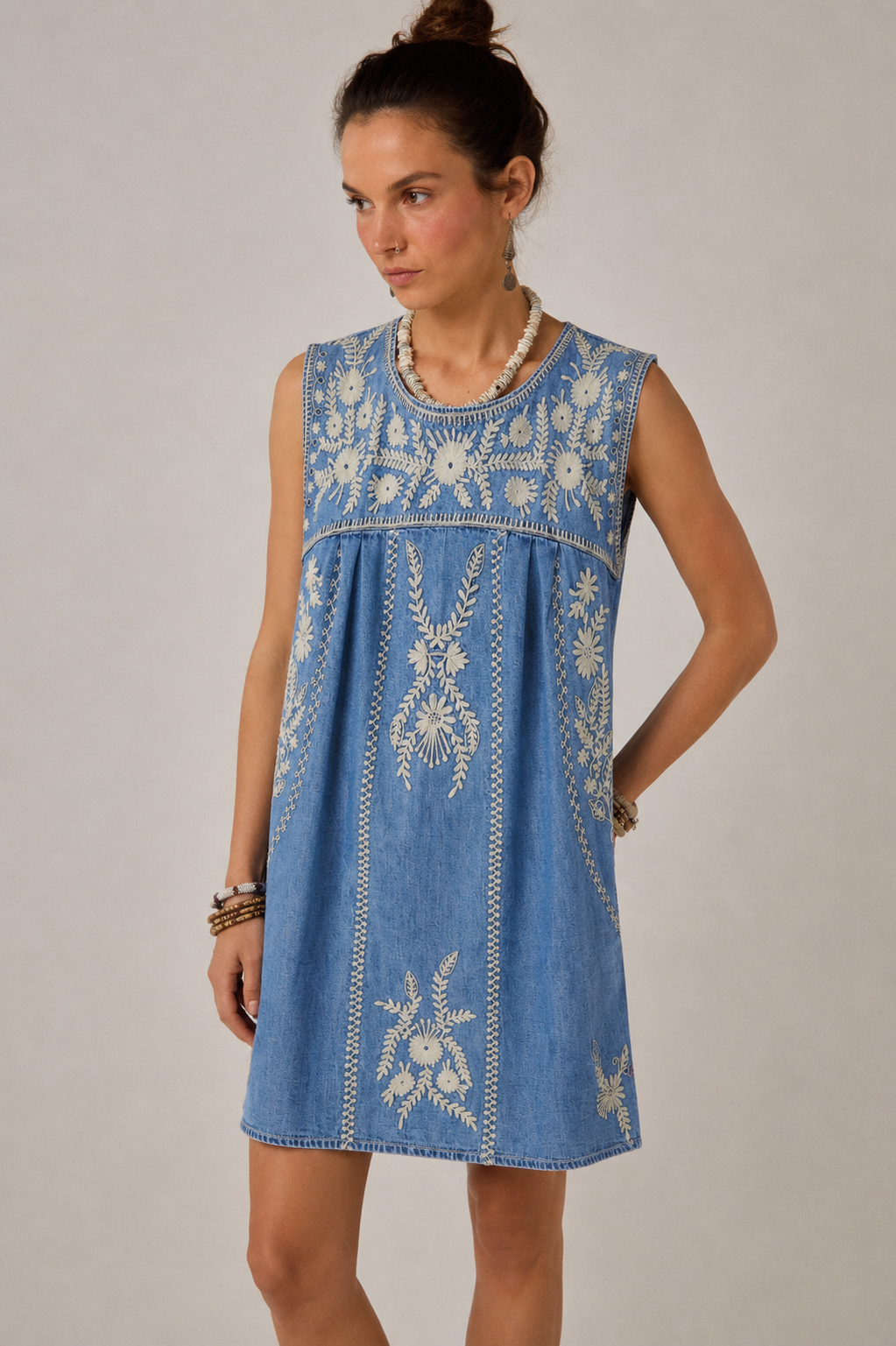 Sylvie Dress in Blue Haze