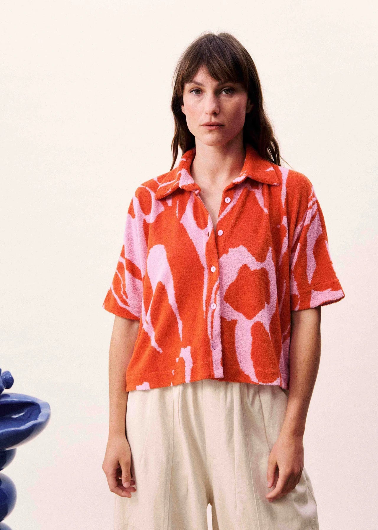 Danubea Shirt in Water Lily Violet
