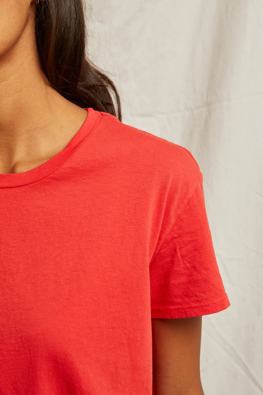 Harley Tee in Poppy Red