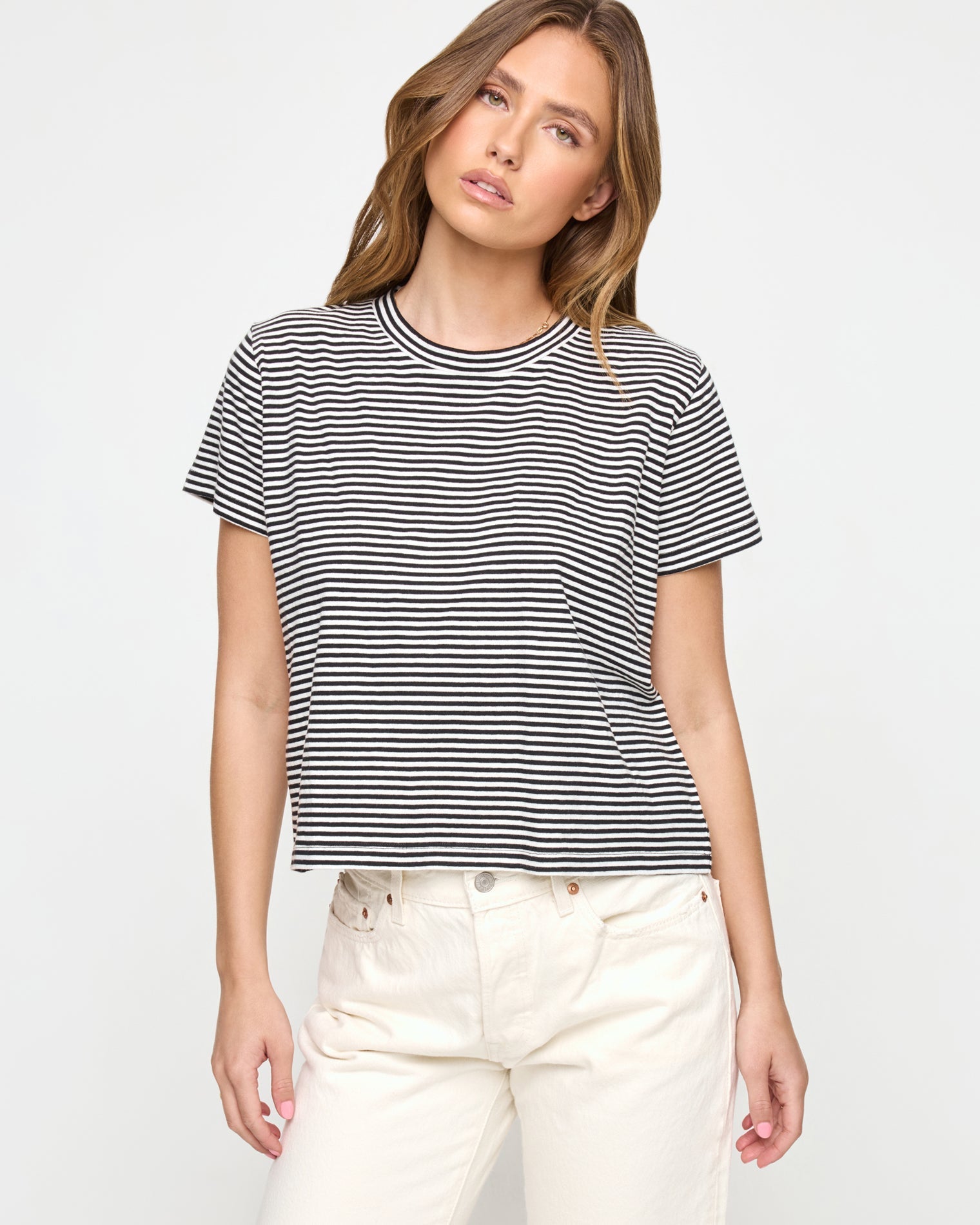 All Day Top - Black-Cream