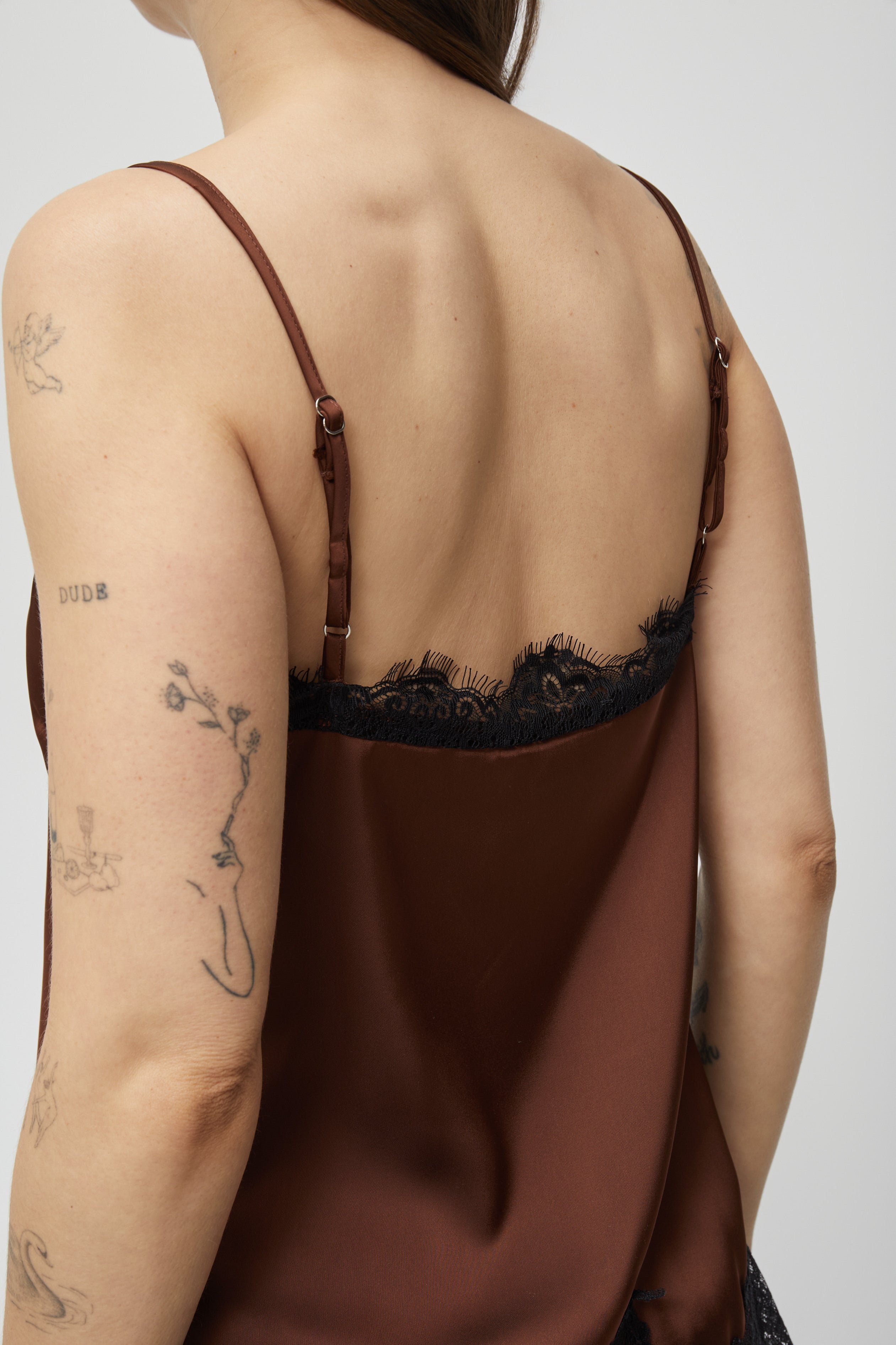 Irina Tank in Chocolate