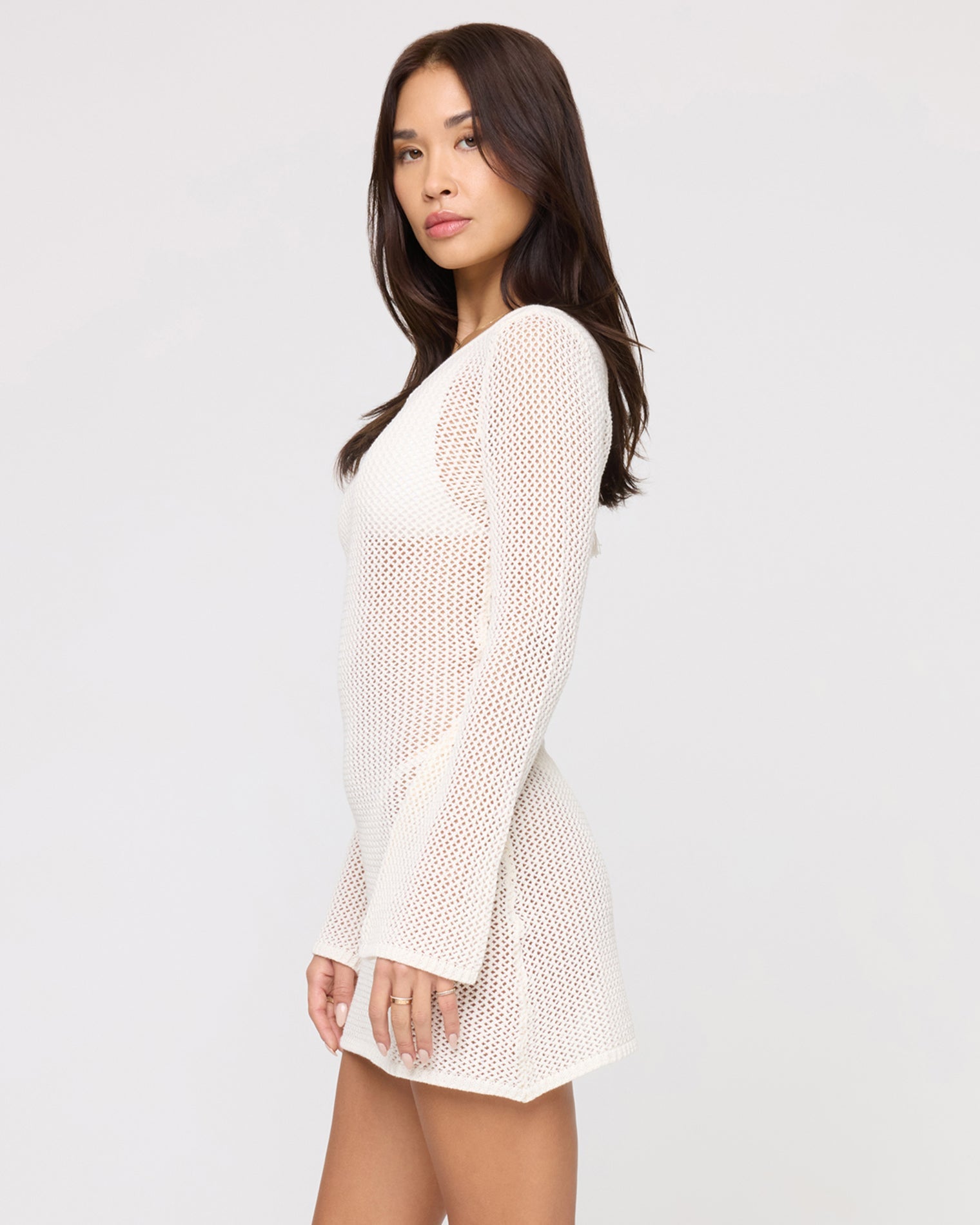 Cleo Cover Up Dress - Cream