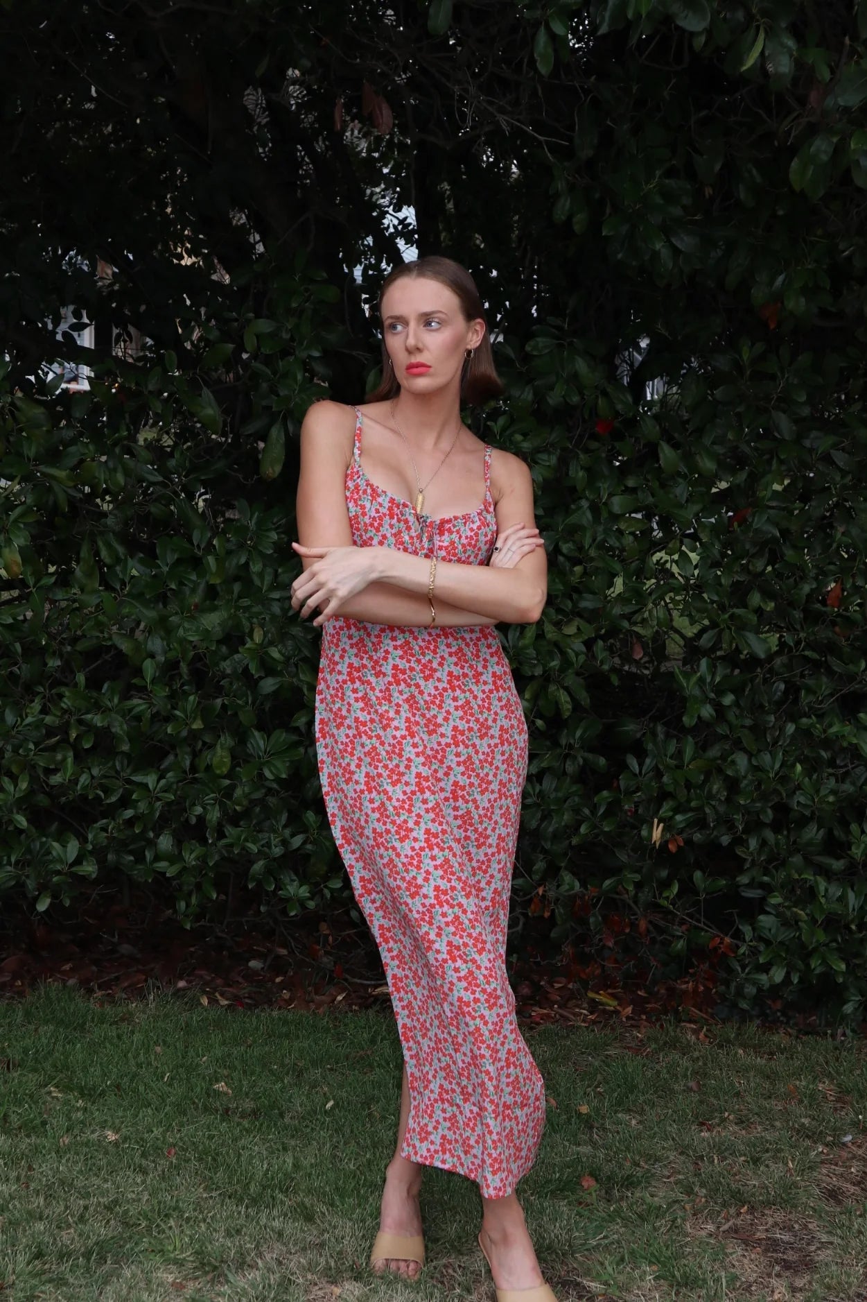 Empire Line Dress in Lavanda