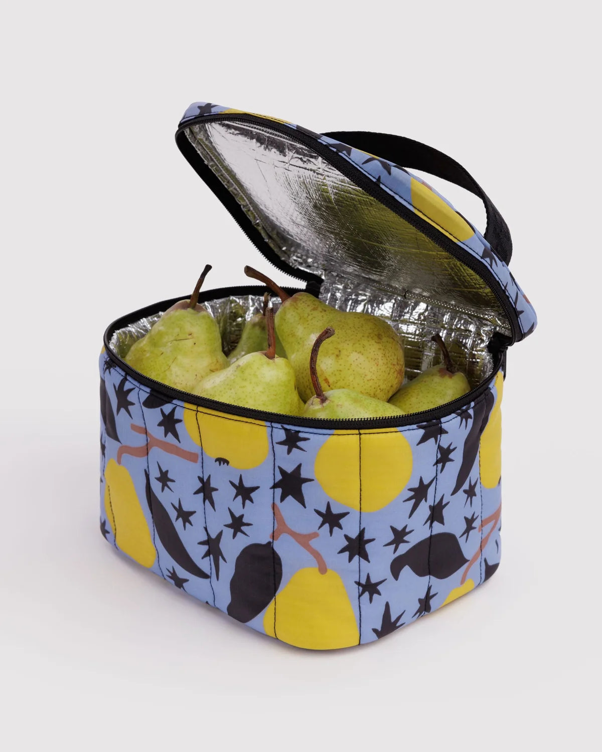 Puffy Lunch Bag in Golden Pears