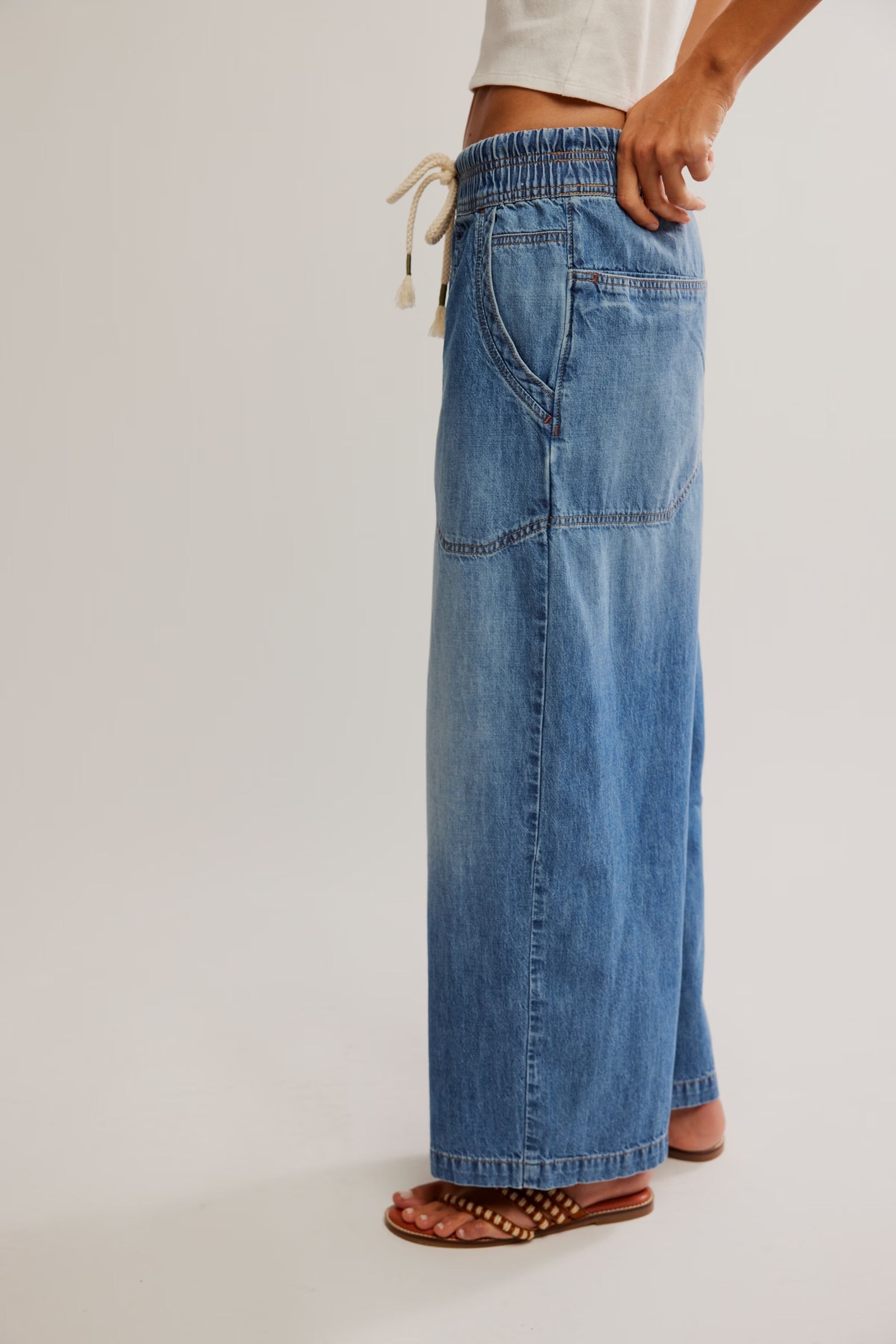 Easy Peasy Pull On Jeans in No Problem